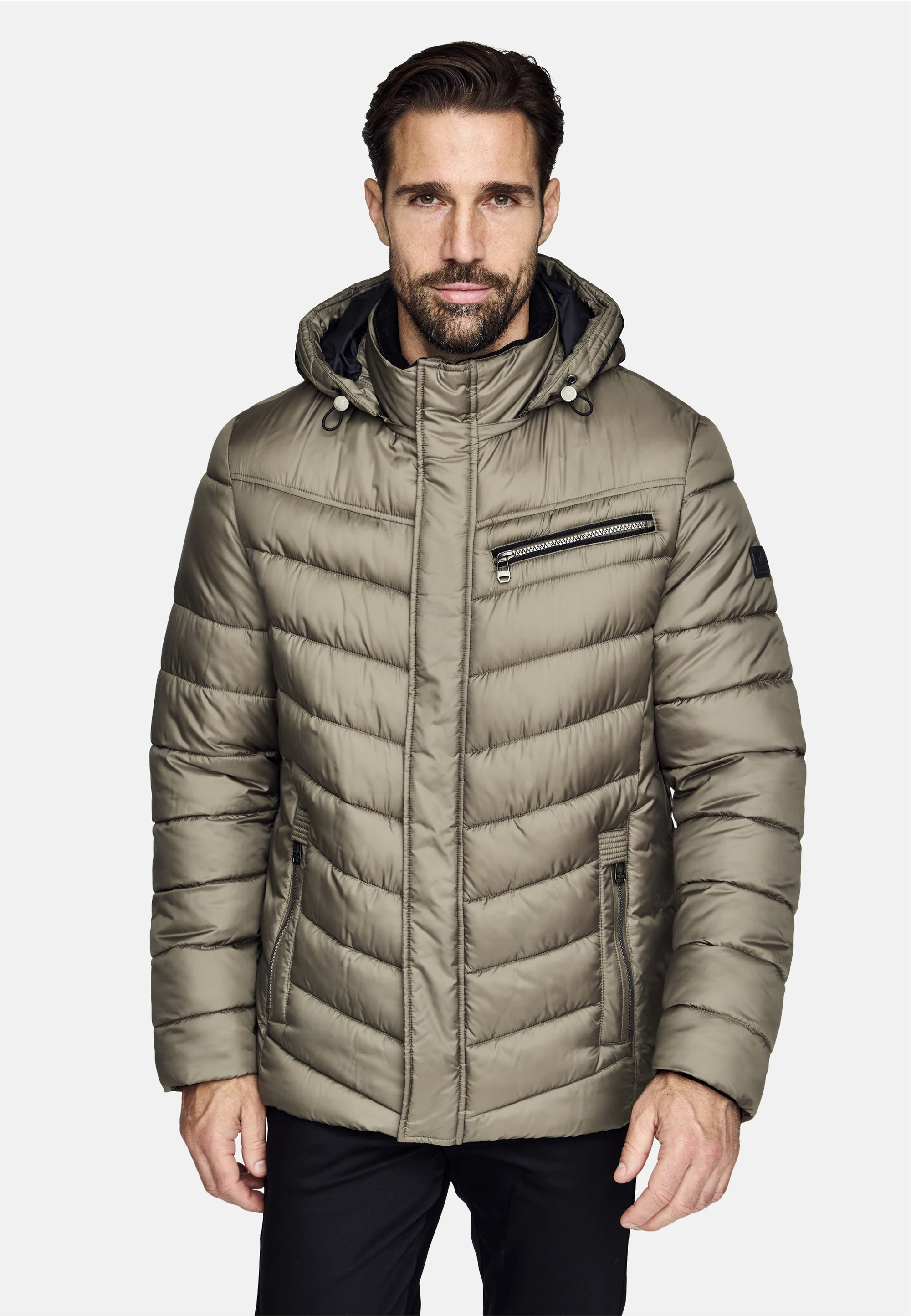 New Canadian Steppjacke, mit Fleece-Einsatz am Innenkragen günstig online kaufen