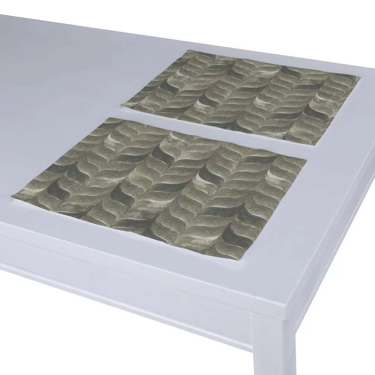 Tischset 2 Stck., grau-braun, 30 x 40 cm, Abigail (143-12) günstig online kaufen