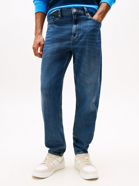 Tommy Jeans Gerade Jeans Isaac Relaxed Tapered Mit Gürtelschlaufen günstig online kaufen