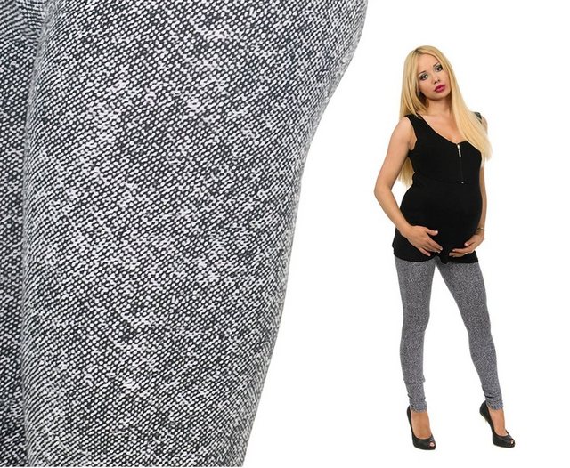 YESET Umstandsleggings Umstand Hose Muster Leggings Umstandsleggings lang g günstig online kaufen