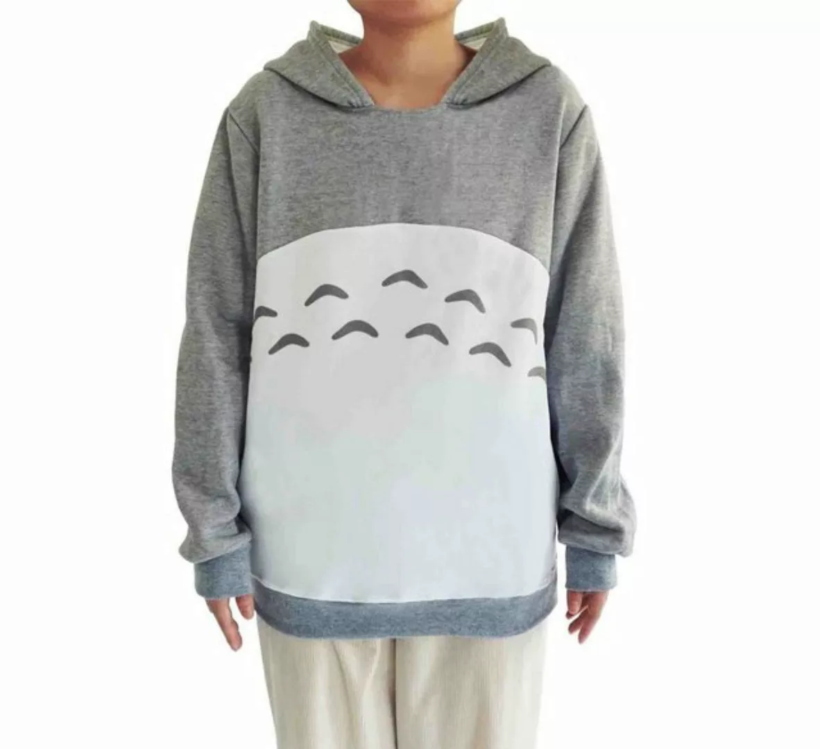 GalaxyCat Hoodie Kuscheliger Kapuzen Pullover für Totoro Fans, (1-tlg) Toto günstig online kaufen