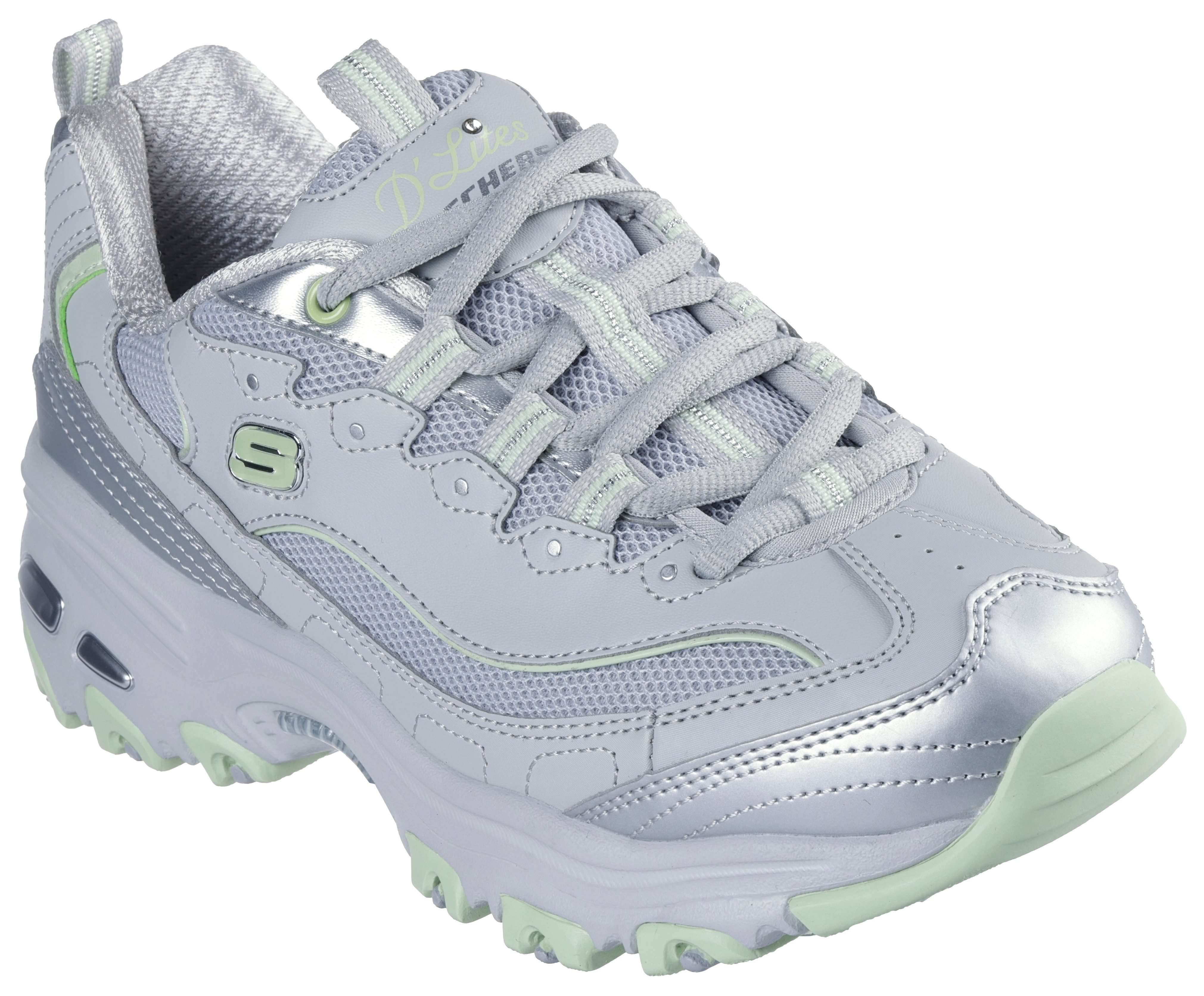 Skechers D'LITES-CHROMATIC Sneaker, Plateausneaker, Schnürschuh mit günstig online kaufen