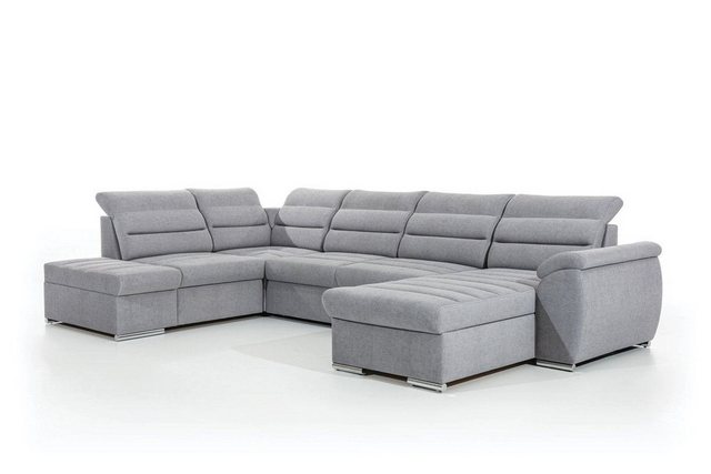 Luxusbetten24 Schlafsofa Designer Sofa Indigo, mit Schlaf- und Klappfunktio günstig online kaufen