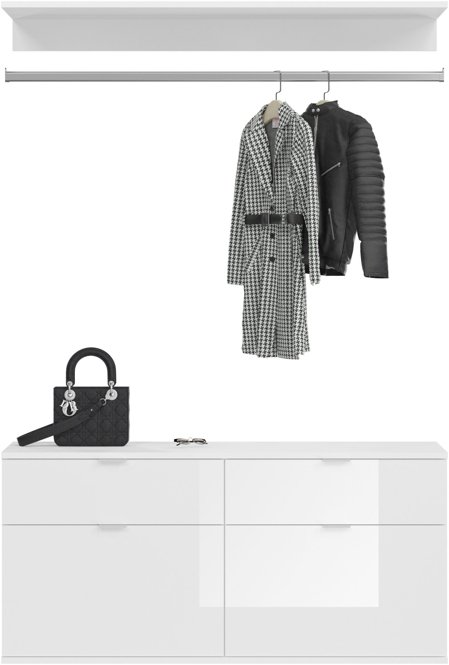 INOSIGN Garderoben-Set "Trondheim, Breite 243 cm, 5-teilig, bestehend aus:" günstig online kaufen