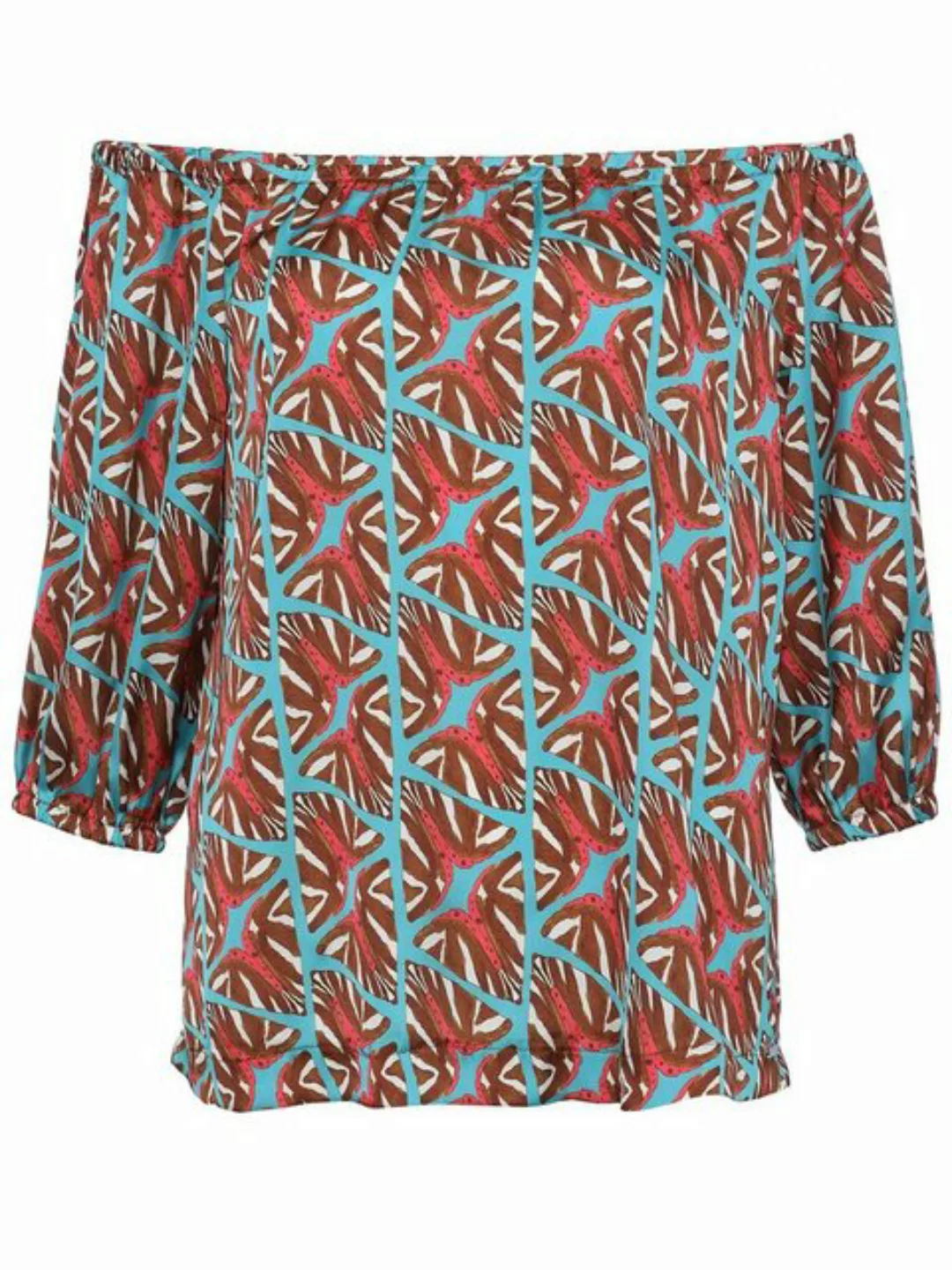 Sarah Kern Carmenshirt Schulterfreie Bluse figurumspielend mit aufwendigem günstig online kaufen