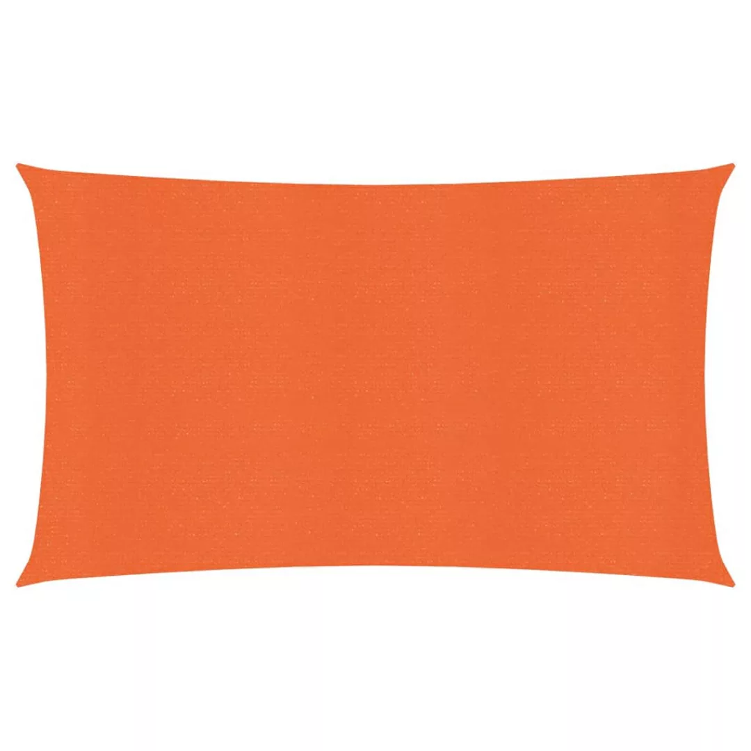 Sonnensegel 160 G/m² Orange 2x5 M Hdpe günstig online kaufen