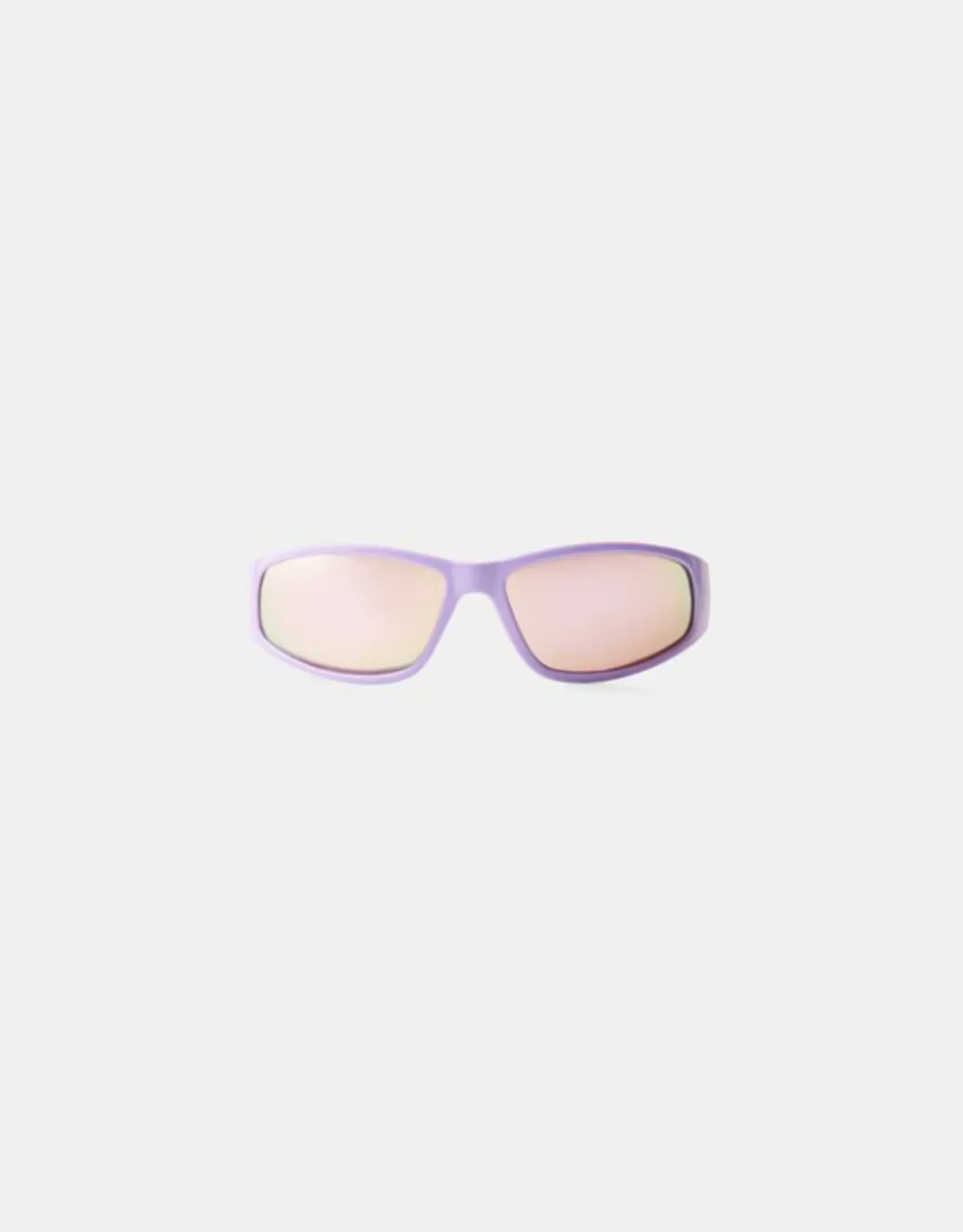 Bershka Polarisierte Cycling-Sonnenbrille Damen Violett günstig online kaufen