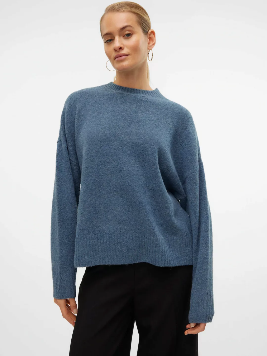 Vero Moda Strickpullover VMBOOM LS O-NECK PULLOVER GA NOOS günstig online kaufen