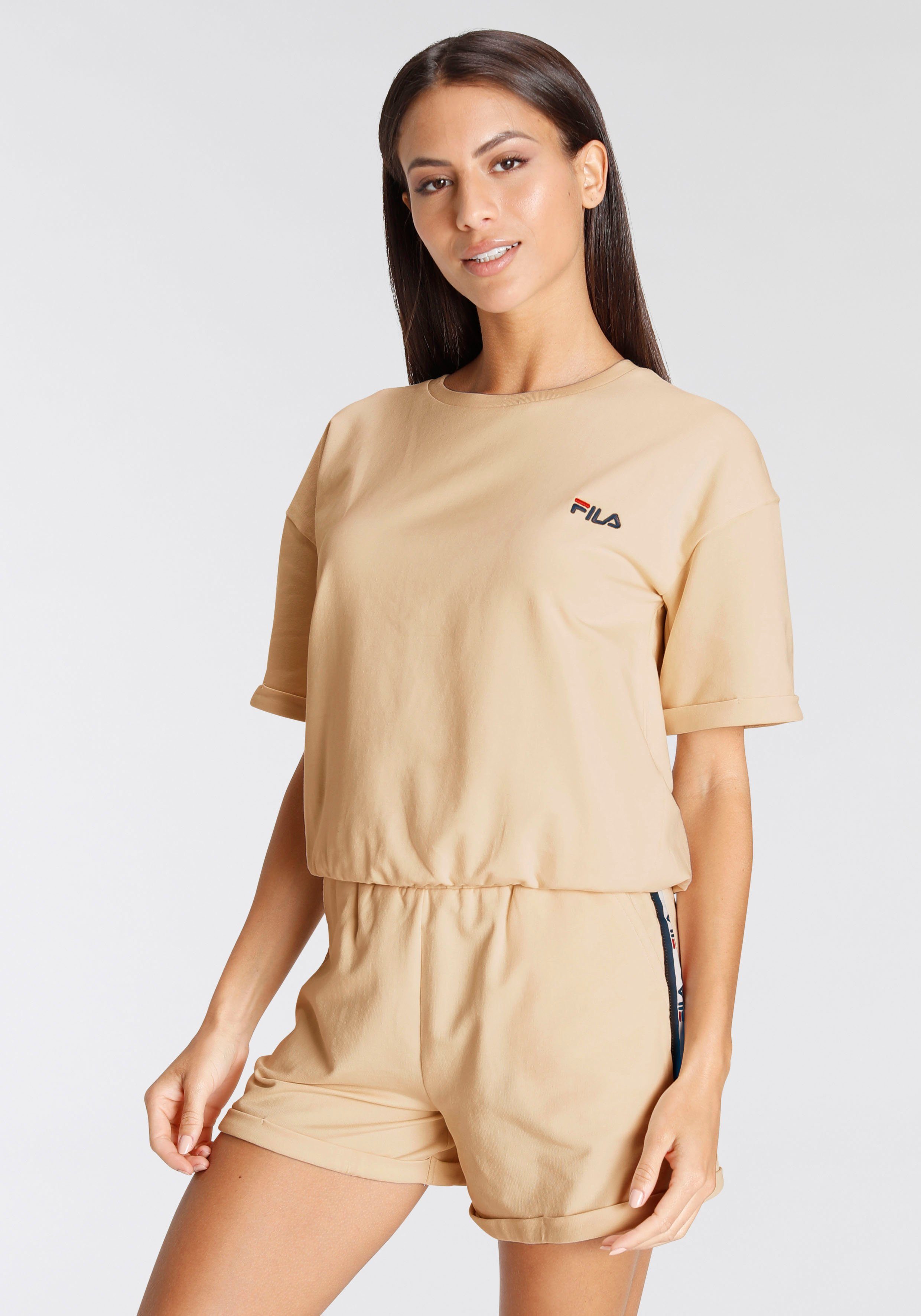 Fila Shorty, (Set, 2 tlg.), mit Brust-Logo und kontrastiertem Logo-Band sei günstig online kaufen