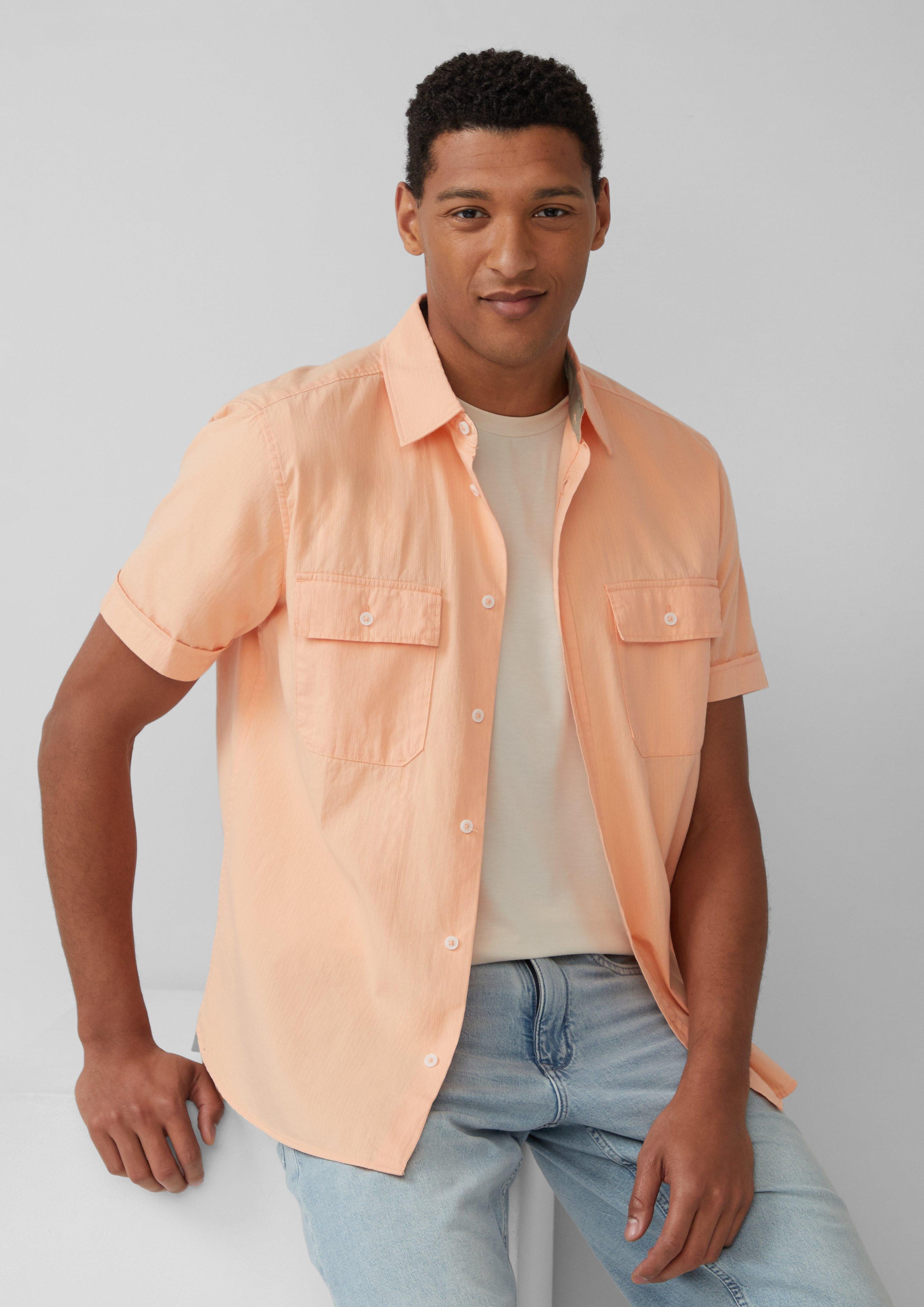 s.Oliver Kurzarmhemd Regular Fit: Kurzarmhemd mit günstig online kaufen