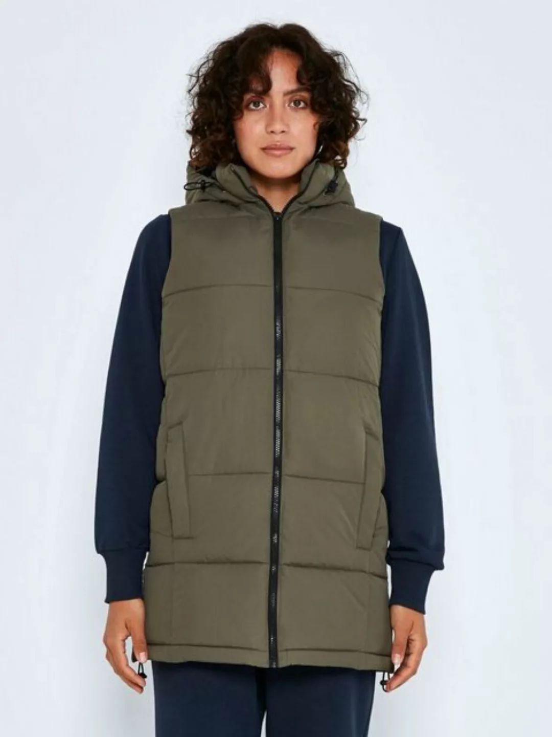 Noisy may Steppweste Lange Wattierte Puffer Weste Übergangsjacke NMAURORA N günstig online kaufen