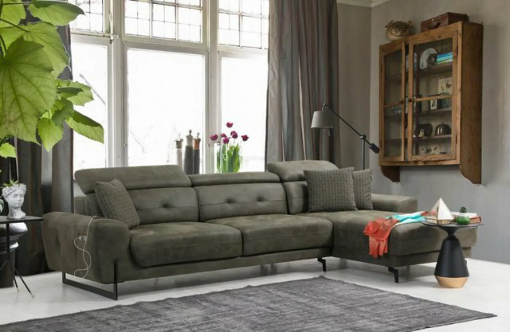 JVmoebel Ecksofa Relax Eck Sofa L-Form Luxus Möbel Wohnzimmer Eck Sofa, 3 T günstig online kaufen