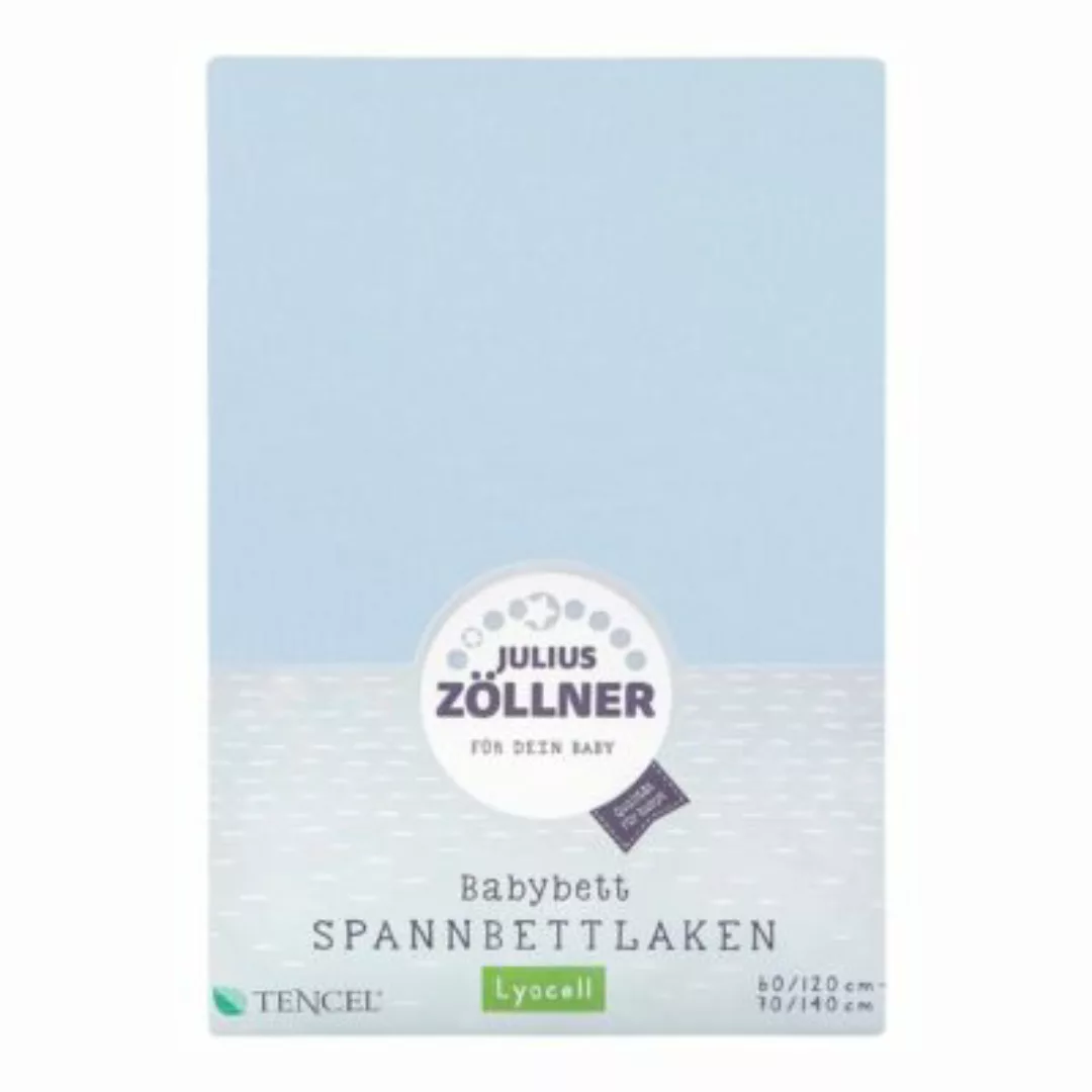 Zöllner Spannbetttuch TENCEL® 60x120 - 70x140 cm blau Gr. one size günstig online kaufen