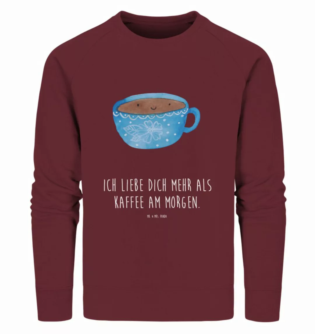 Mr. & Mrs. Panda Longpullover Größe XXL Kaffee Tasse - Burgundy - Geschenk, günstig online kaufen