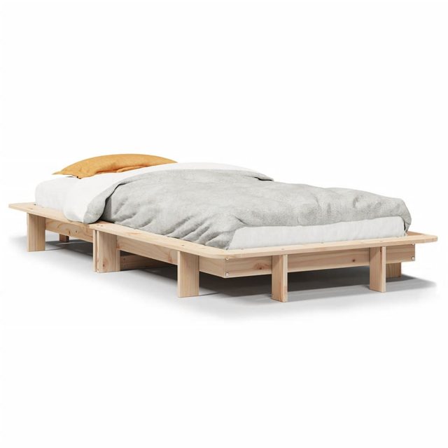 vidaXL Bett, Massivholzbett ohne Matratze 75x190 cm Kiefernholz günstig online kaufen