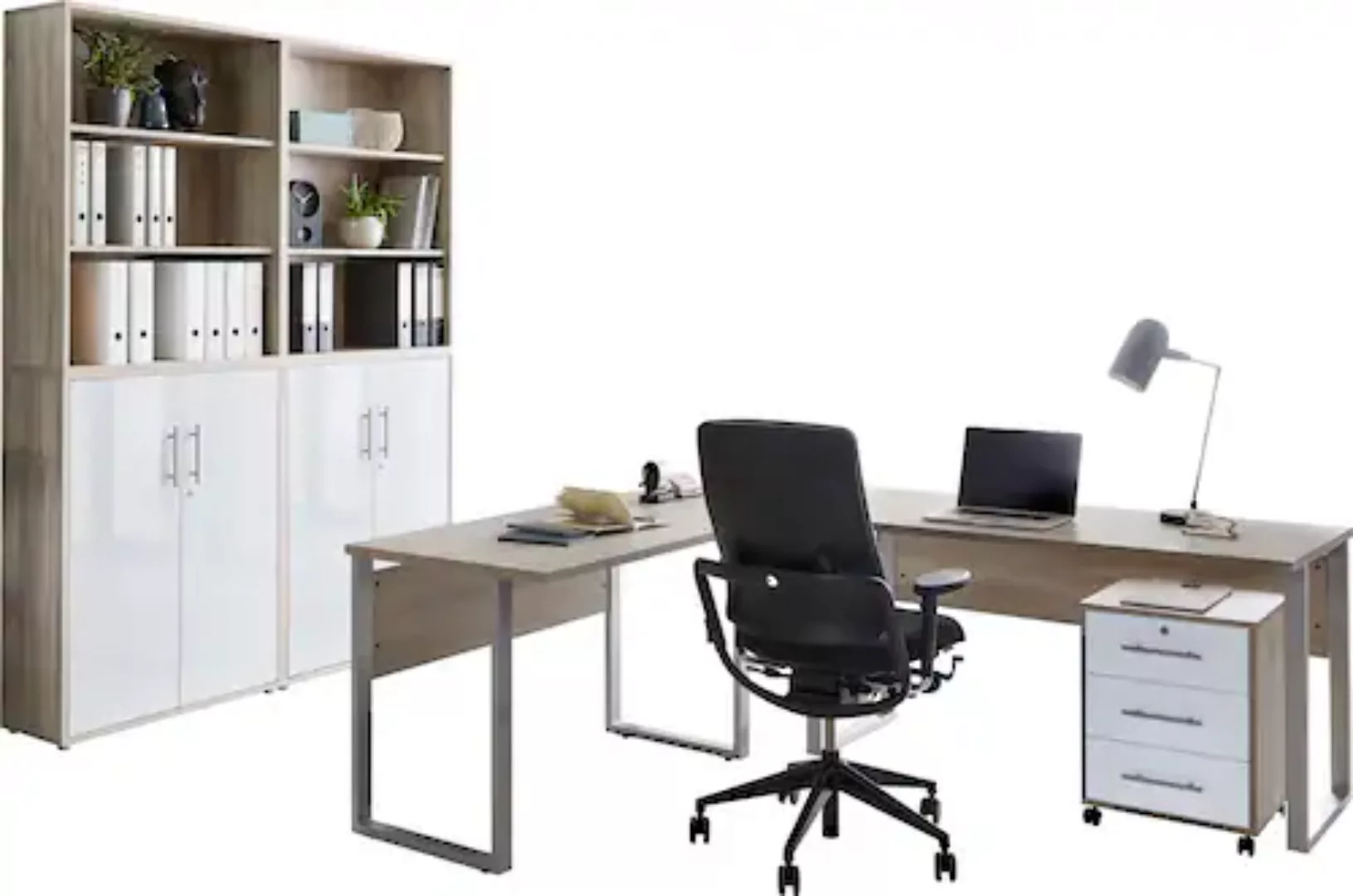 BMG Möbel Büromöbel-Set "Tabor", (Set, 6 tlg.) günstig online kaufen