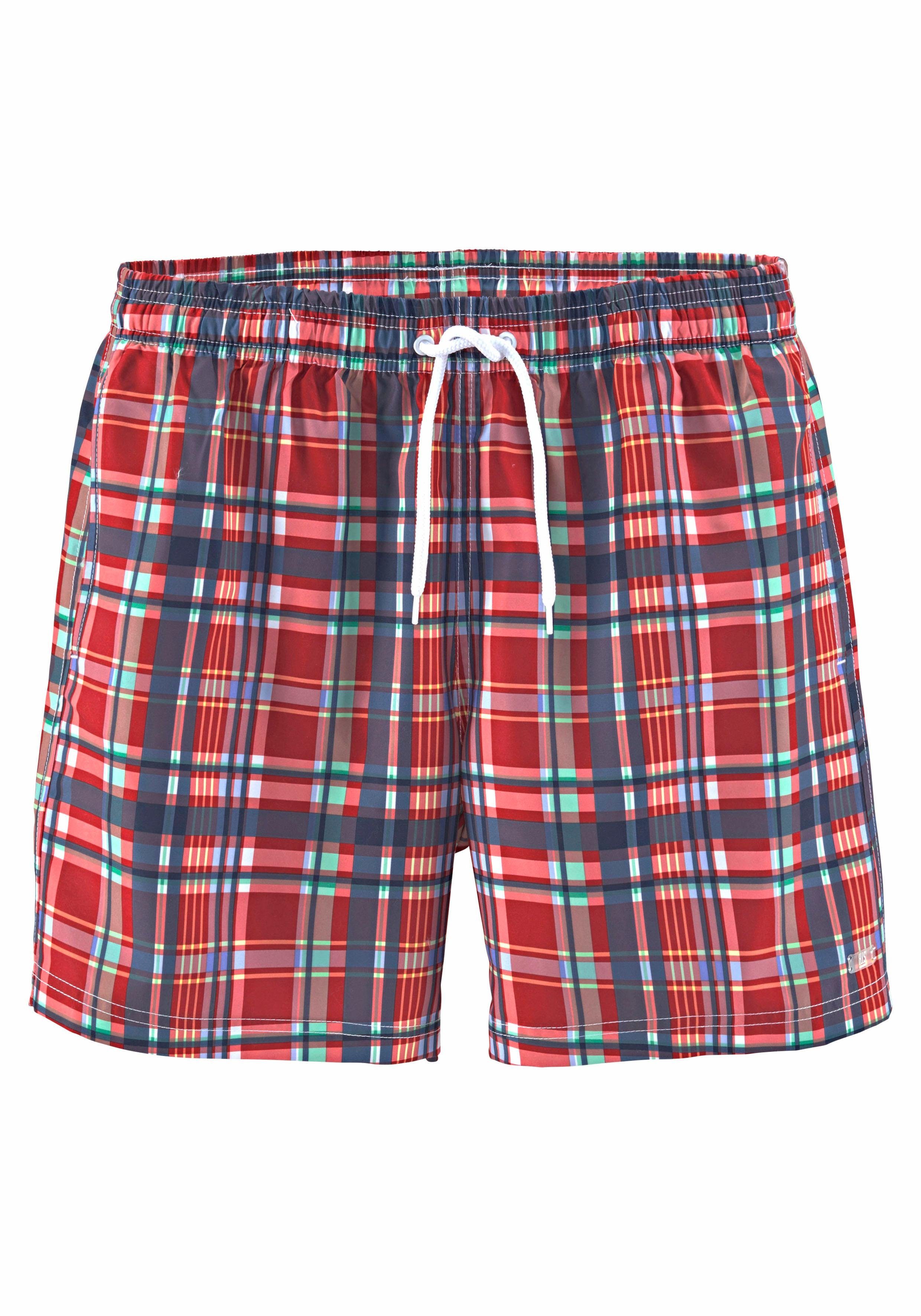 H.I.S Badeshorts mit Karodruck günstig online kaufen