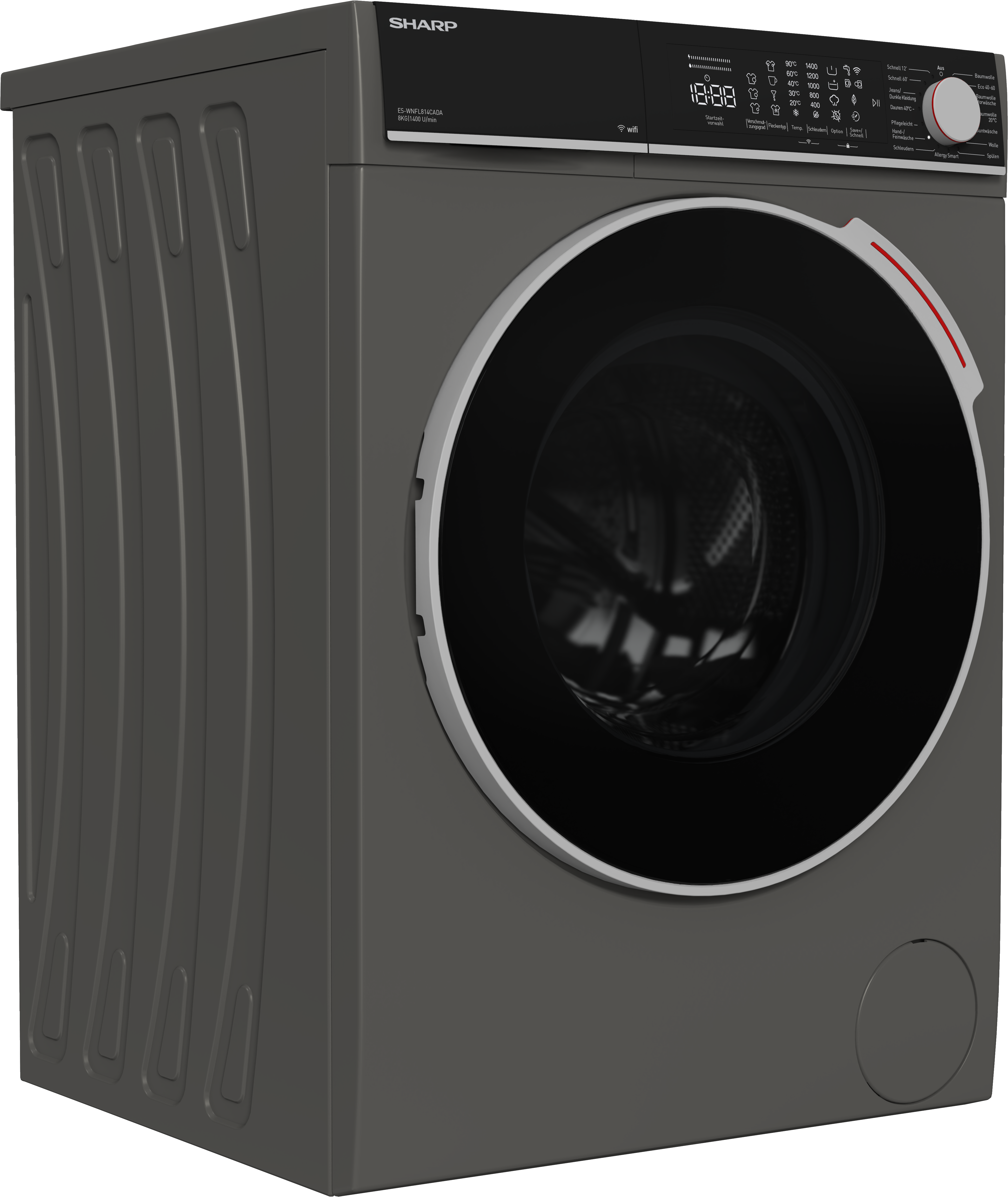 Sharp Waschmaschine High Class »ES-WNFL814CADA-DE«, 8 kg, 1400 U/min, 8kg / günstig online kaufen