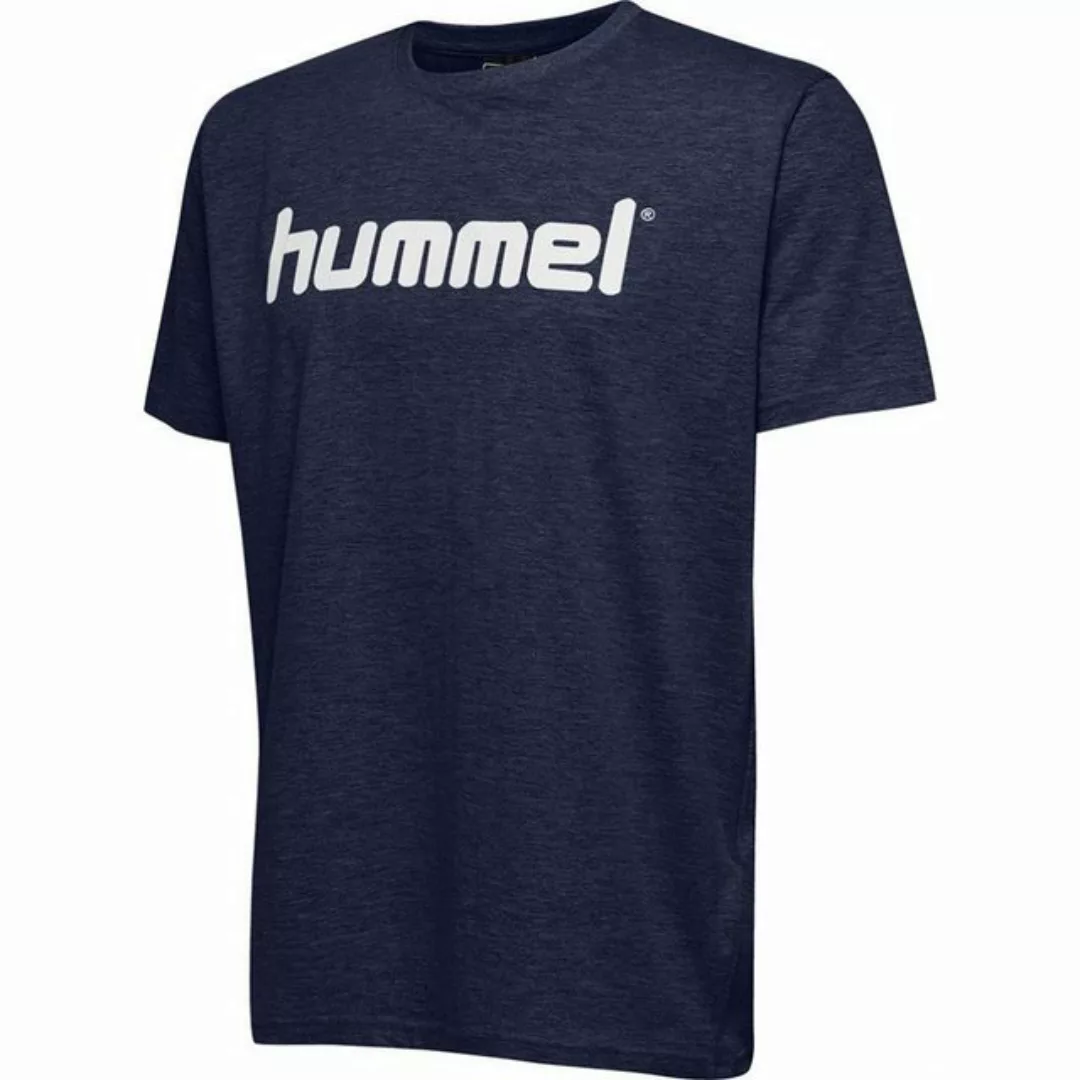 hummel T-Shirt Logo T-Shirt Sport Kurzarm Rundhals Shirt aus Baumwolle HMLG günstig online kaufen