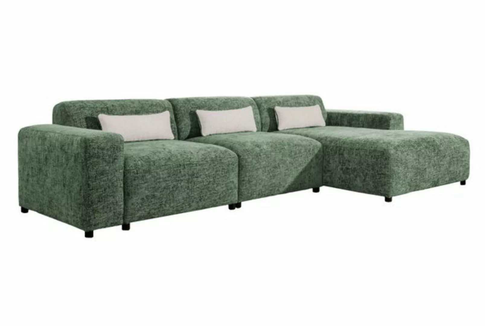 Furnix Ecksofa ROLIA MAX Sofa in L-Form Polstercouch mit Ottomane, mit Rela günstig online kaufen