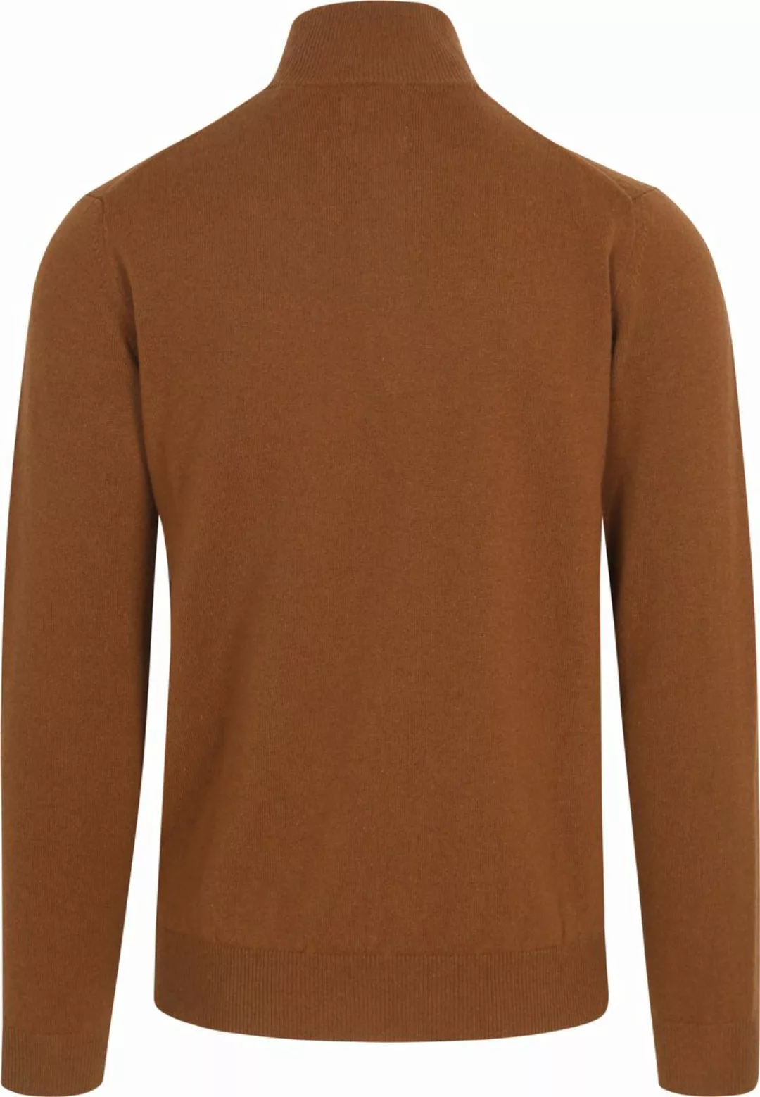 Gant Half Zip Pullover Lambswool Braun - Größe XXL günstig online kaufen