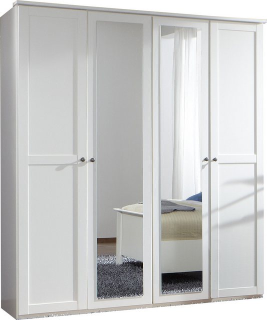 Wimex Drehtürenschrank in WEISS mit 6 Türen und 3 Einlegeböden (BxHxT: 270x günstig online kaufen