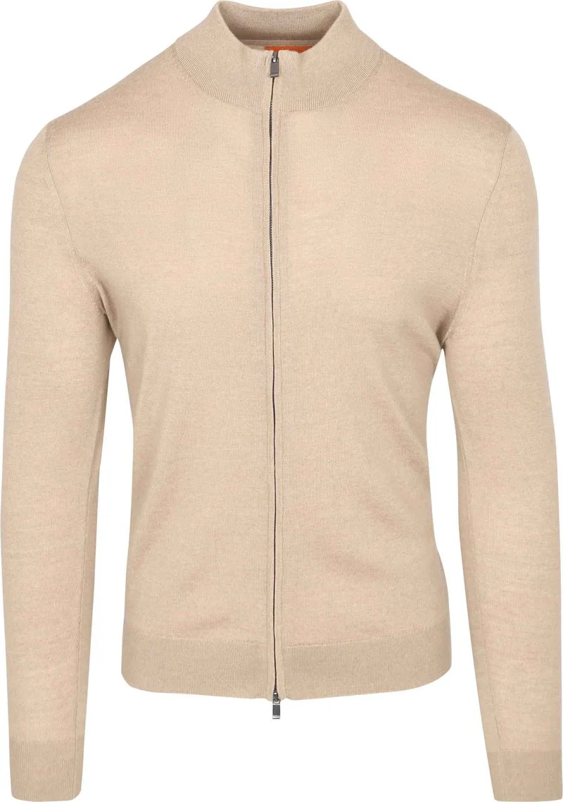 Suitable Cardigan Merino Sand - Größe L günstig online kaufen