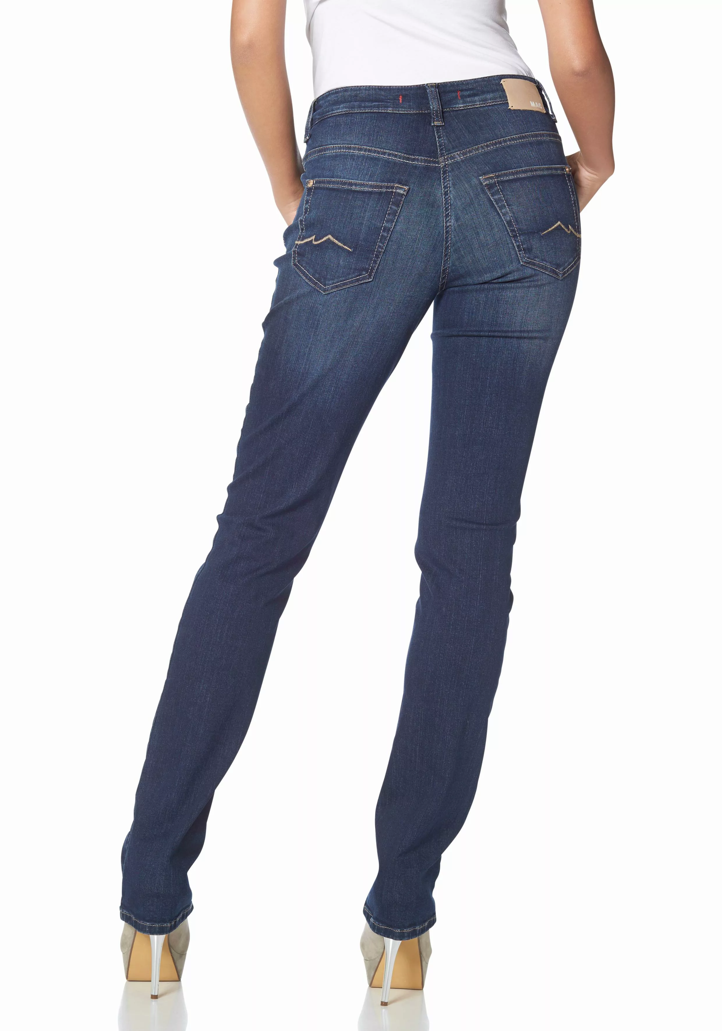 MAC Bequeme Jeans MAC Gerade geschnittene Jeans mit erhöhter Taille (1-tlg) günstig online kaufen