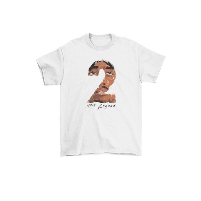 Novux T-Shirt 2pac the legend art Herren Tshirt Farbe Weiß (1-tlg) aus Baum günstig online kaufen