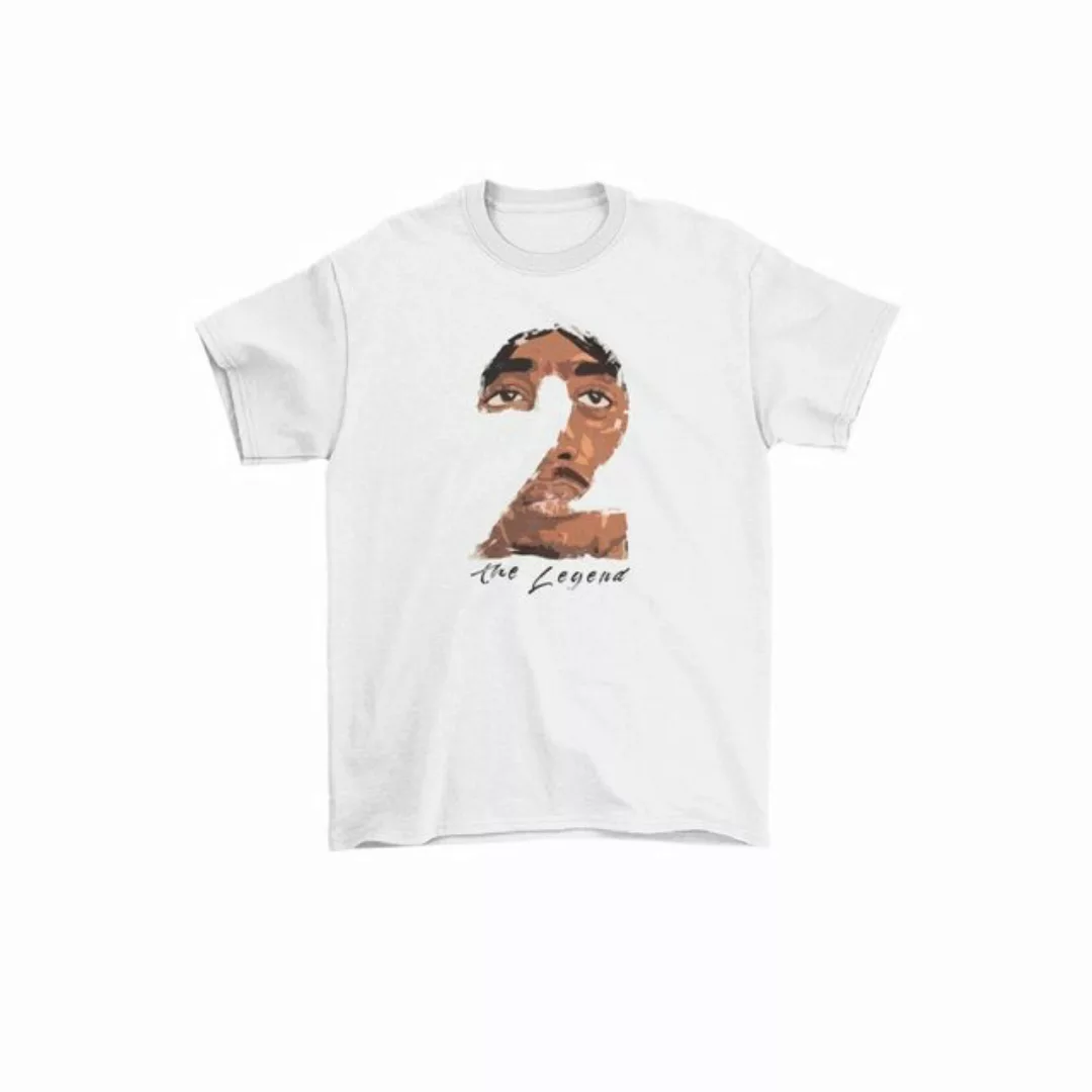 Novux T-Shirt 2pac the legend art Herren Tshirt Farbe Weiß günstig online kaufen