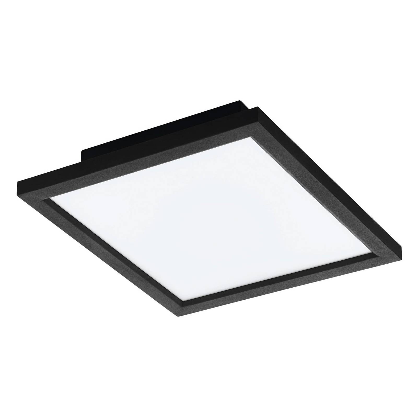 Eglo LED-Deckenleuchte Zigbee Salobrena-Z Eckig Weiß Schwarz 15,3 W günstig online kaufen