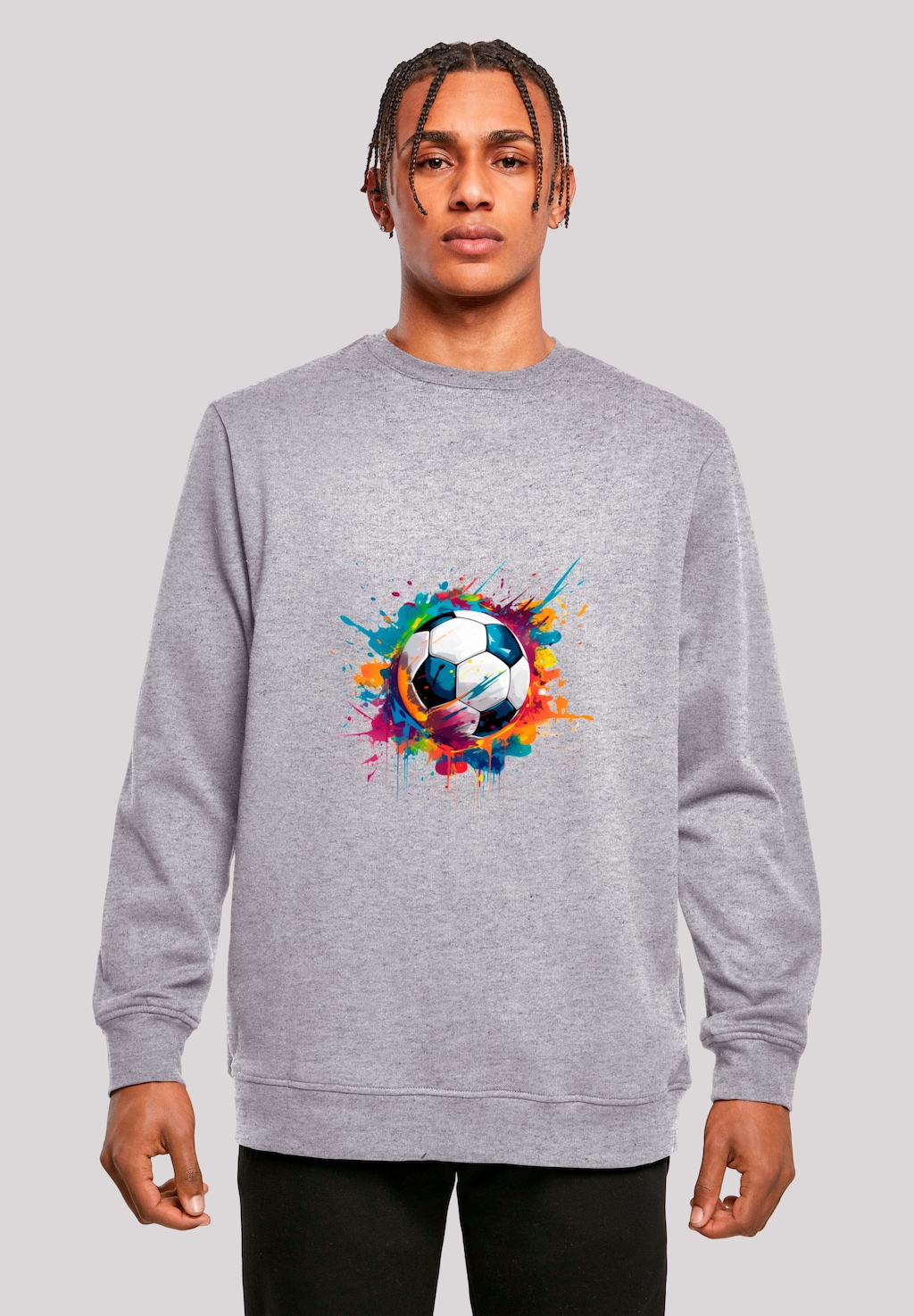 F4NT4STIC Sweatshirt "Bunte Fußball Grafik", Premium Qualität günstig online kaufen