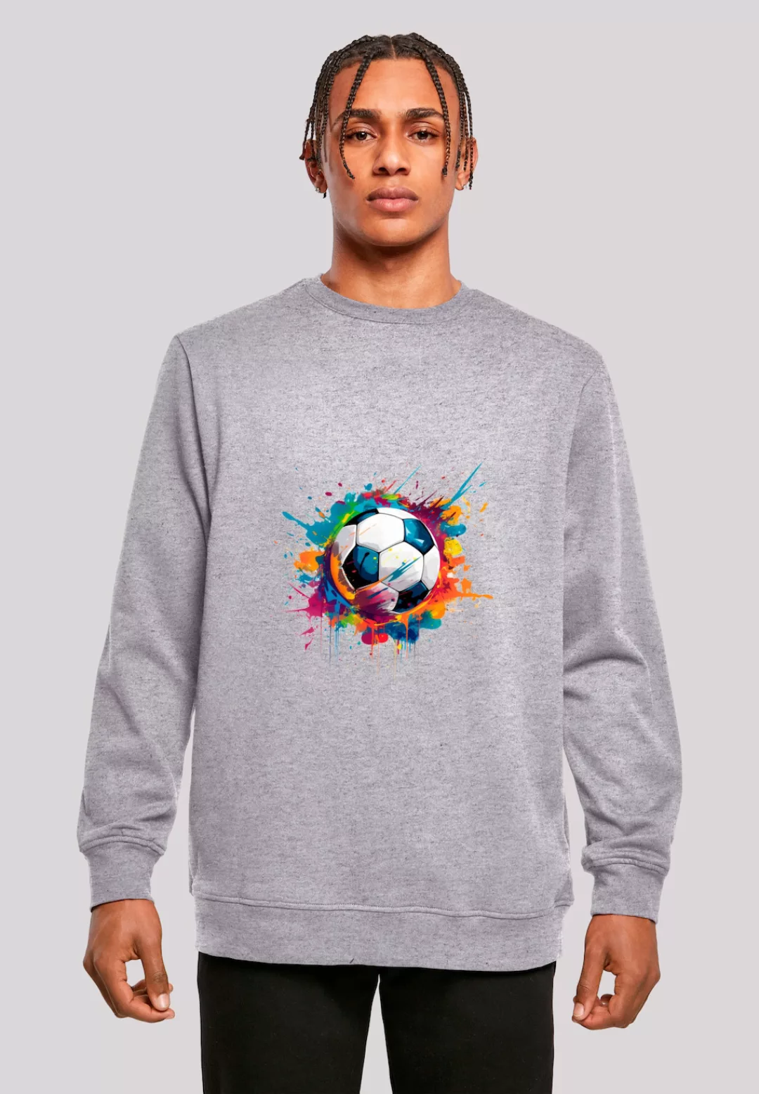 F4NT4STIC Sweatshirt "Bunte Fußball Grafik", Premium Qualität günstig online kaufen