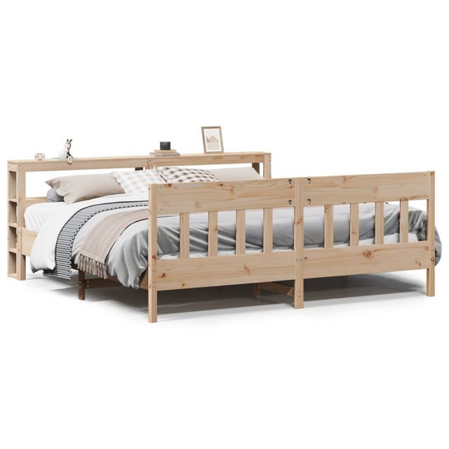 vidaXL Bett, Massivholzbett ohne Matratze 180x200 Kiefernholz günstig online kaufen