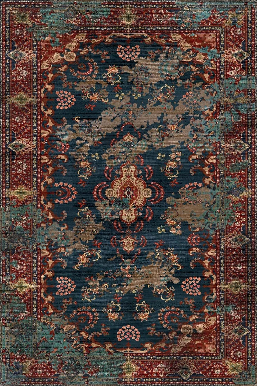 Bamyum Teppich Kinvevart Teppich mit ChenilleDruck, günstig online kaufen
