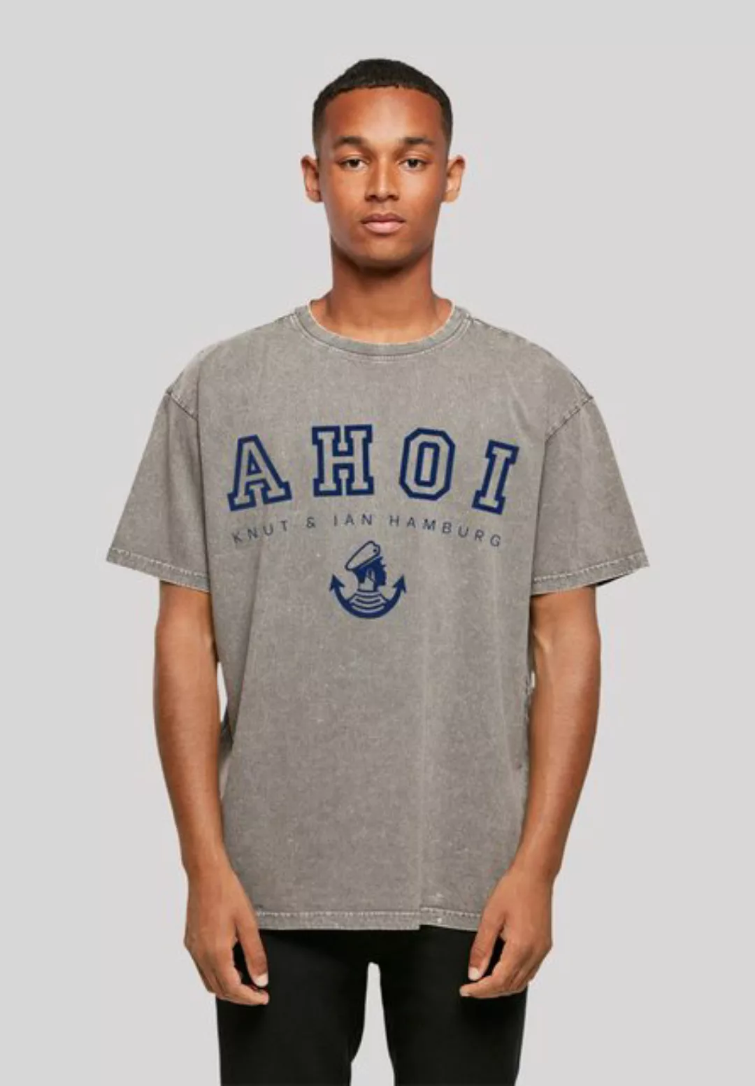 F4NT4STIC T-Shirt "Ahoi Knut & Jan Hamburg", Print günstig online kaufen