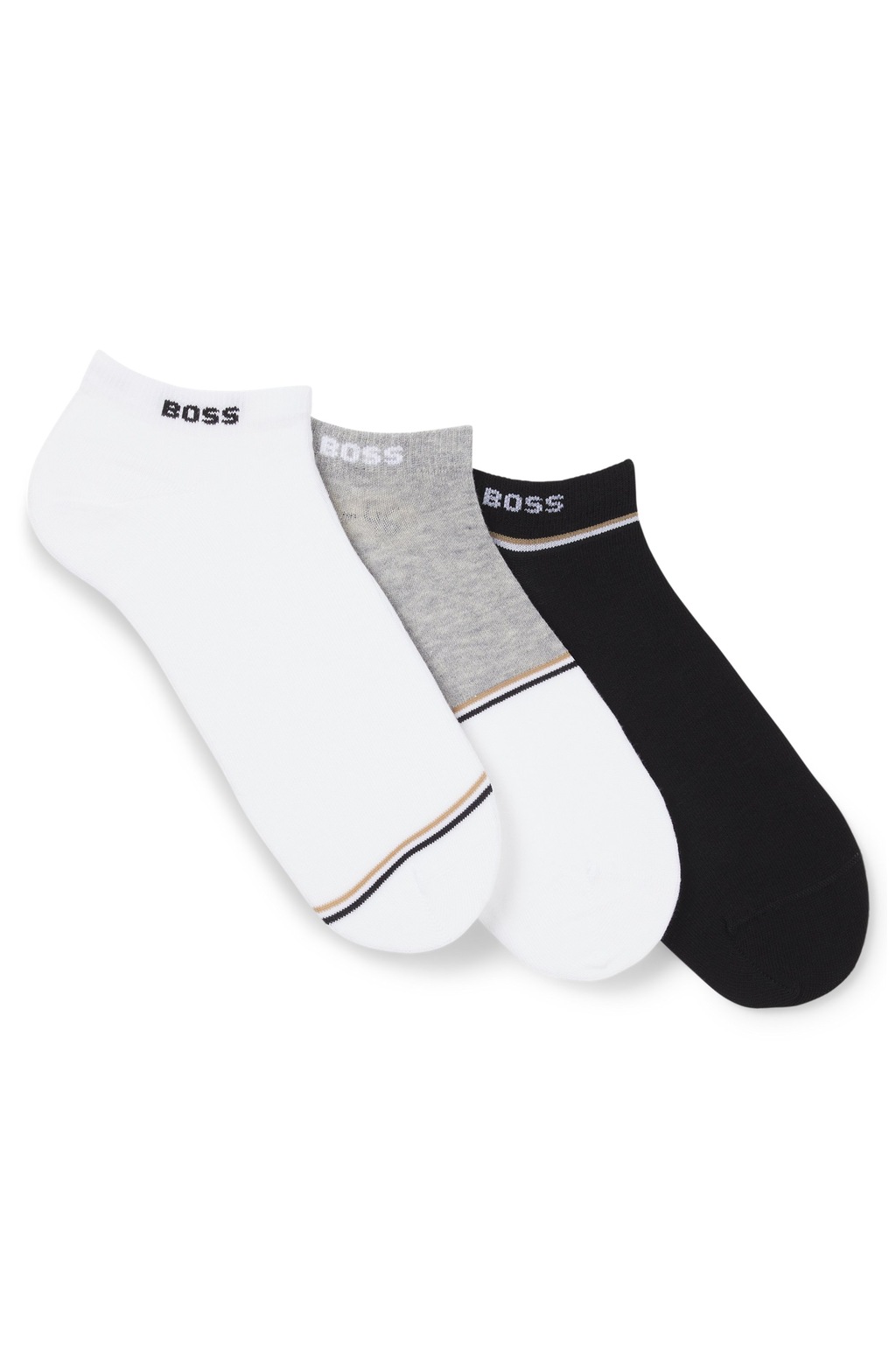 BOSS Freizeitsocken "3P AS Colorblock", (Packung, 3 Paar), Mit BOSS Logosch günstig online kaufen
