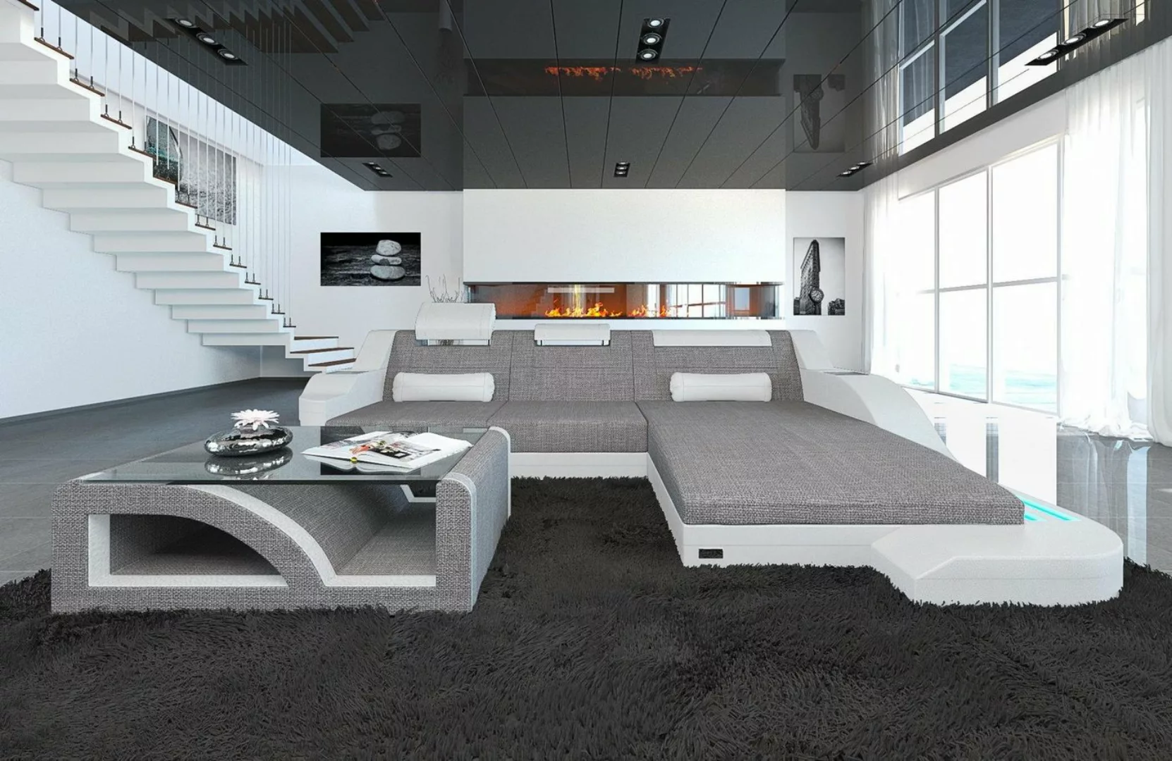 Sofa Dreams Ecksofa Stoffsofa Couch Stoff Polstersofa Palermo L Form, mit L günstig online kaufen