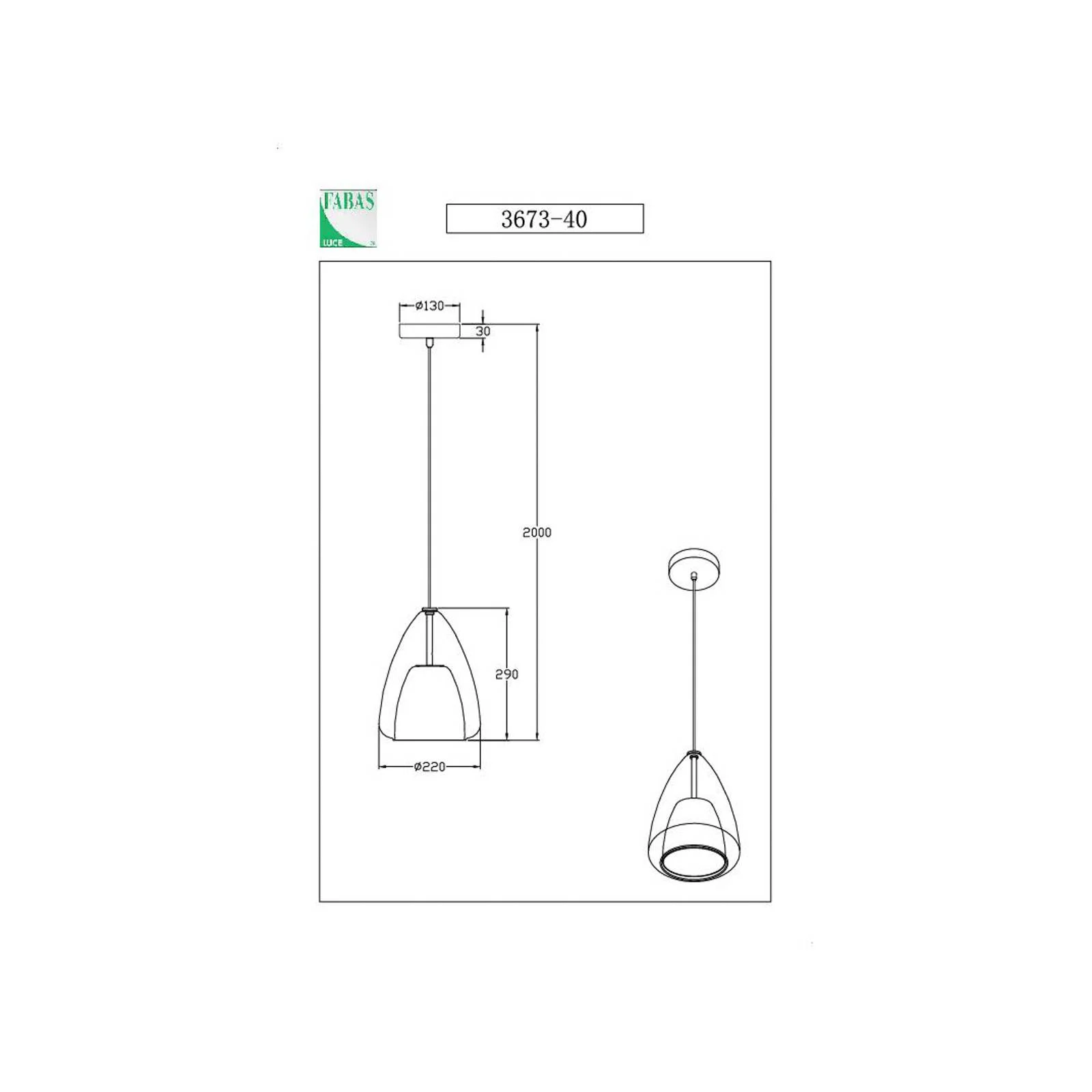 Hängeleuchte Britton, 1-flammig, grau-transparent, Glas günstig online kaufen