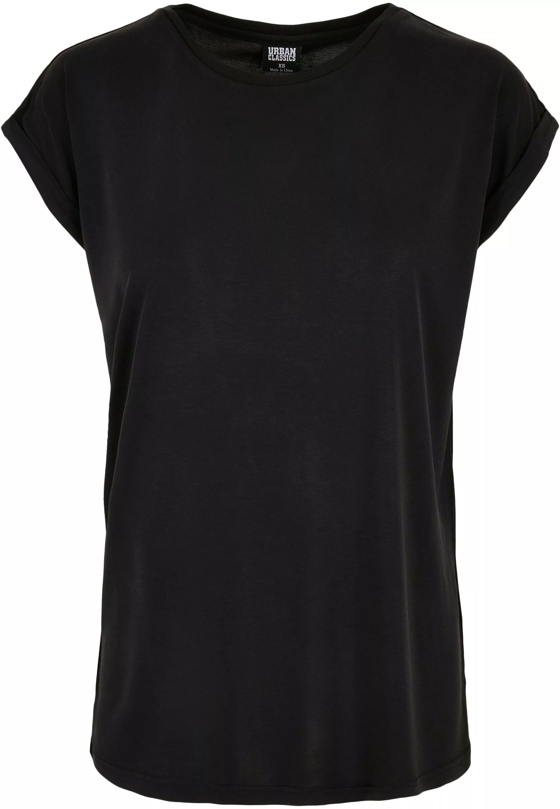 URBAN CLASSICS Kurzarmshirt "Urban Classics Damen Ladies Modal Extended Sho günstig online kaufen