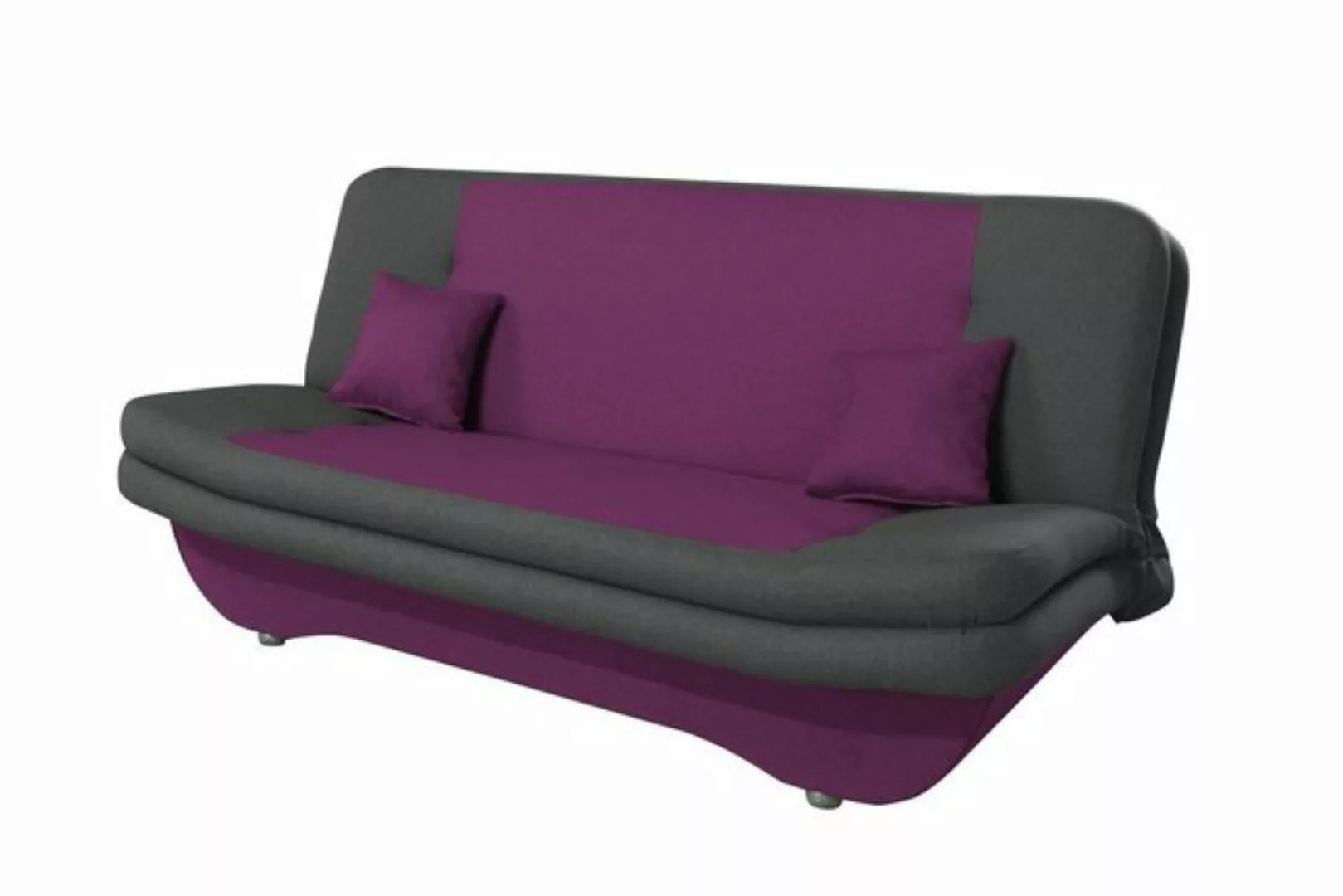 Fun Möbel Schlafsofa Schlafsofa KANDY Stoff / Kunstleder, 1 Teile, Mit Schl günstig online kaufen