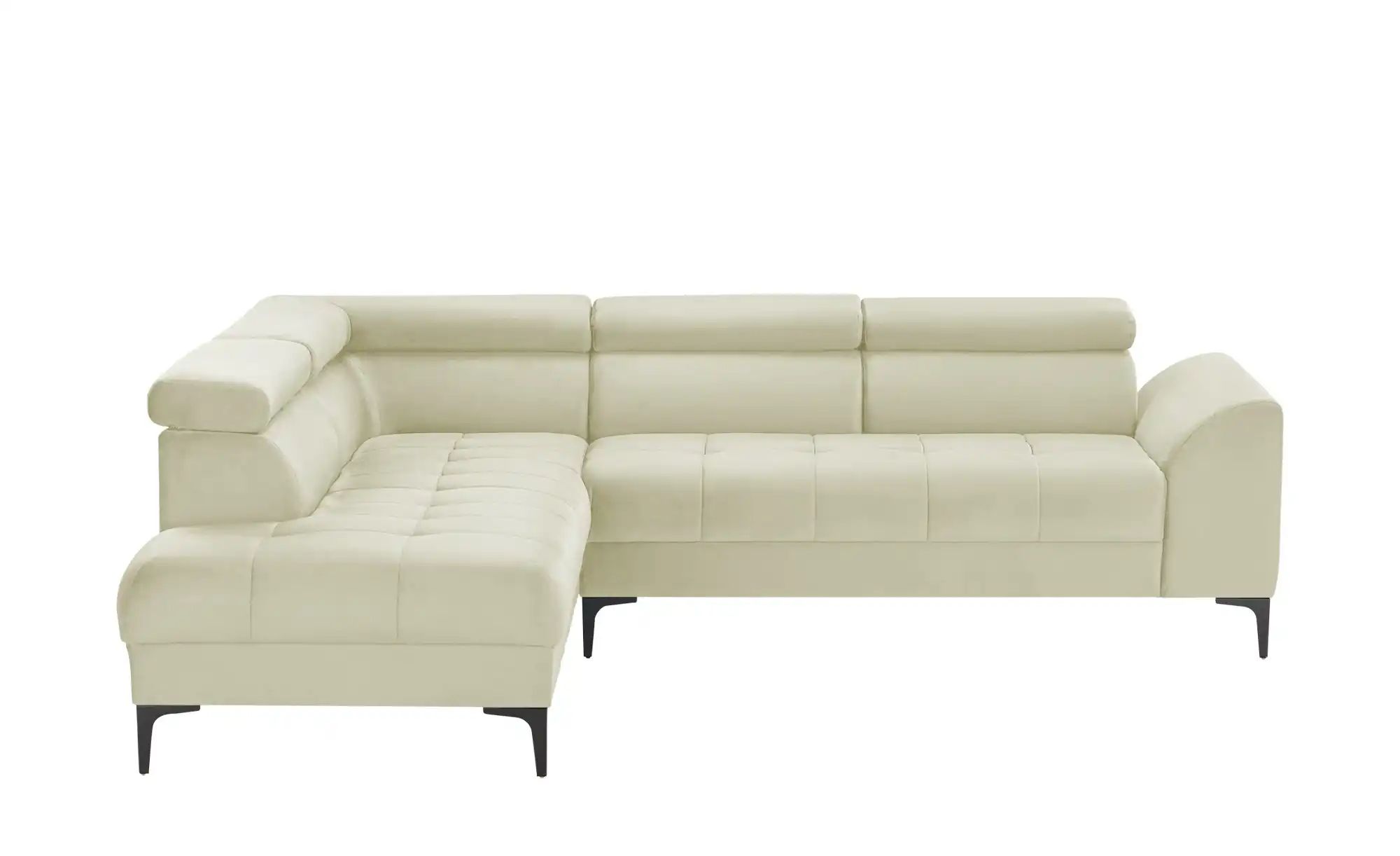 switch Ecksofa mit verstellbaren Kopfstützen Carisma ¦ beige ¦ Maße (cm): B günstig online kaufen