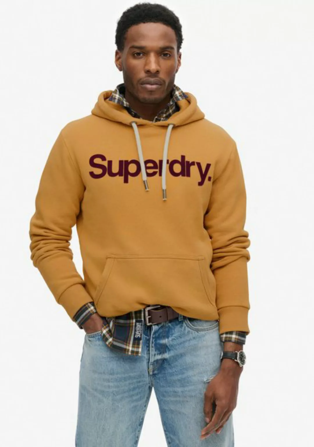 Superdry Kapuzensweatshirt CLASSIC CORE LOGO HOODIE günstig online kaufen