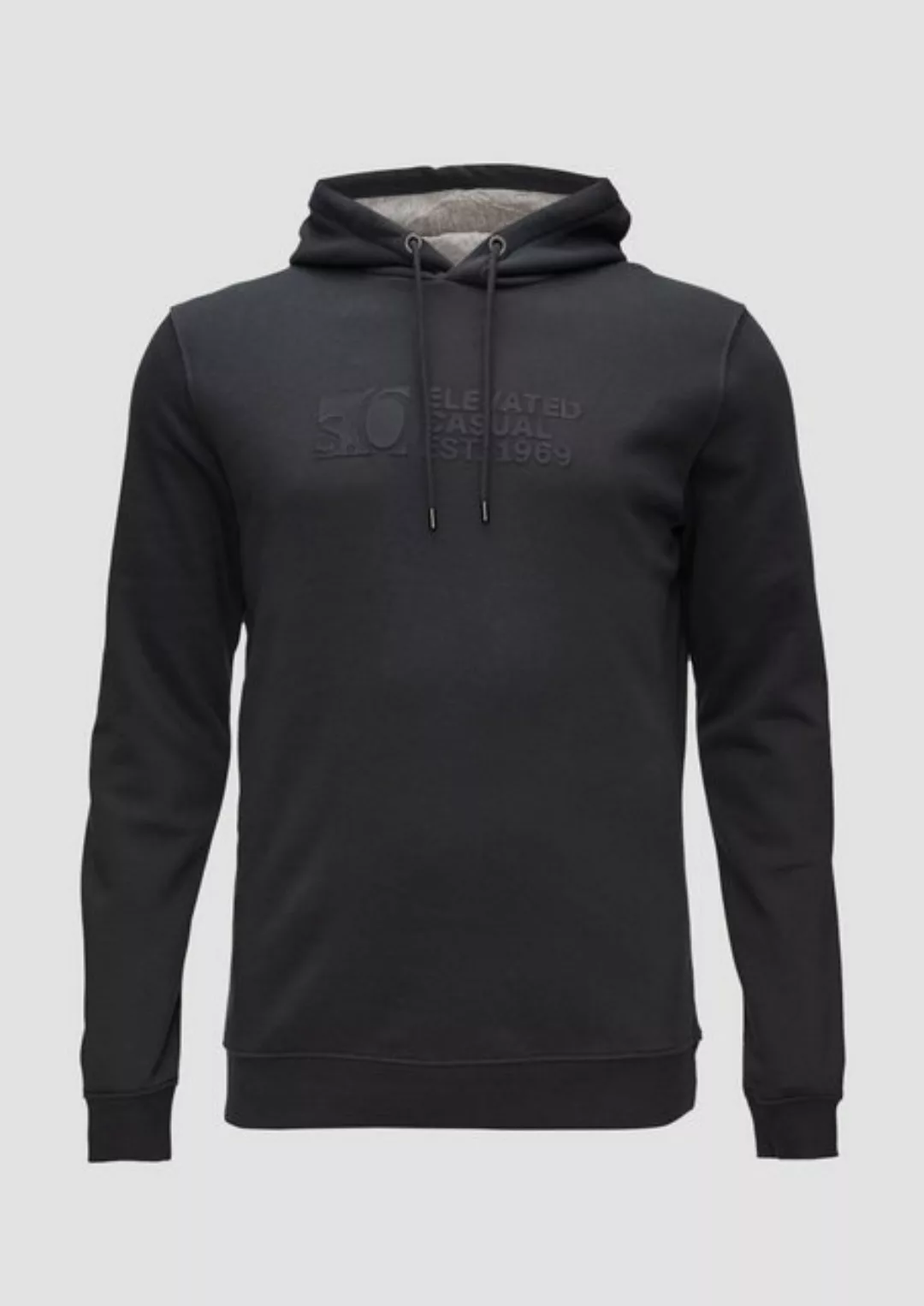 s.Oliver Sweatshirt Kapuzen-Sweatshirt mit Logo-Print Artwork günstig online kaufen