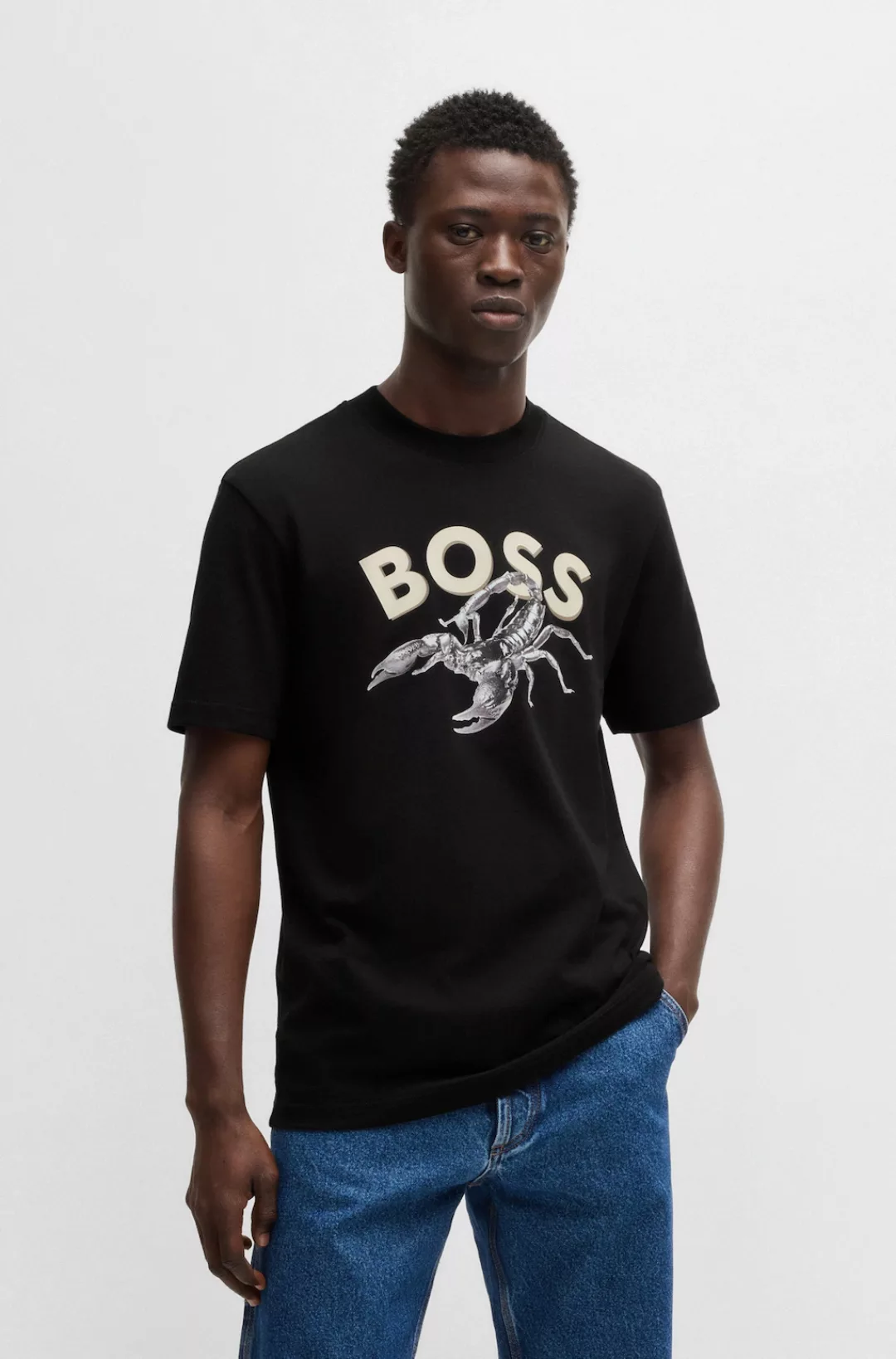 BOSS ORANGE T-Shirt "Te Bossfish", mit Aufdruck günstig online kaufen