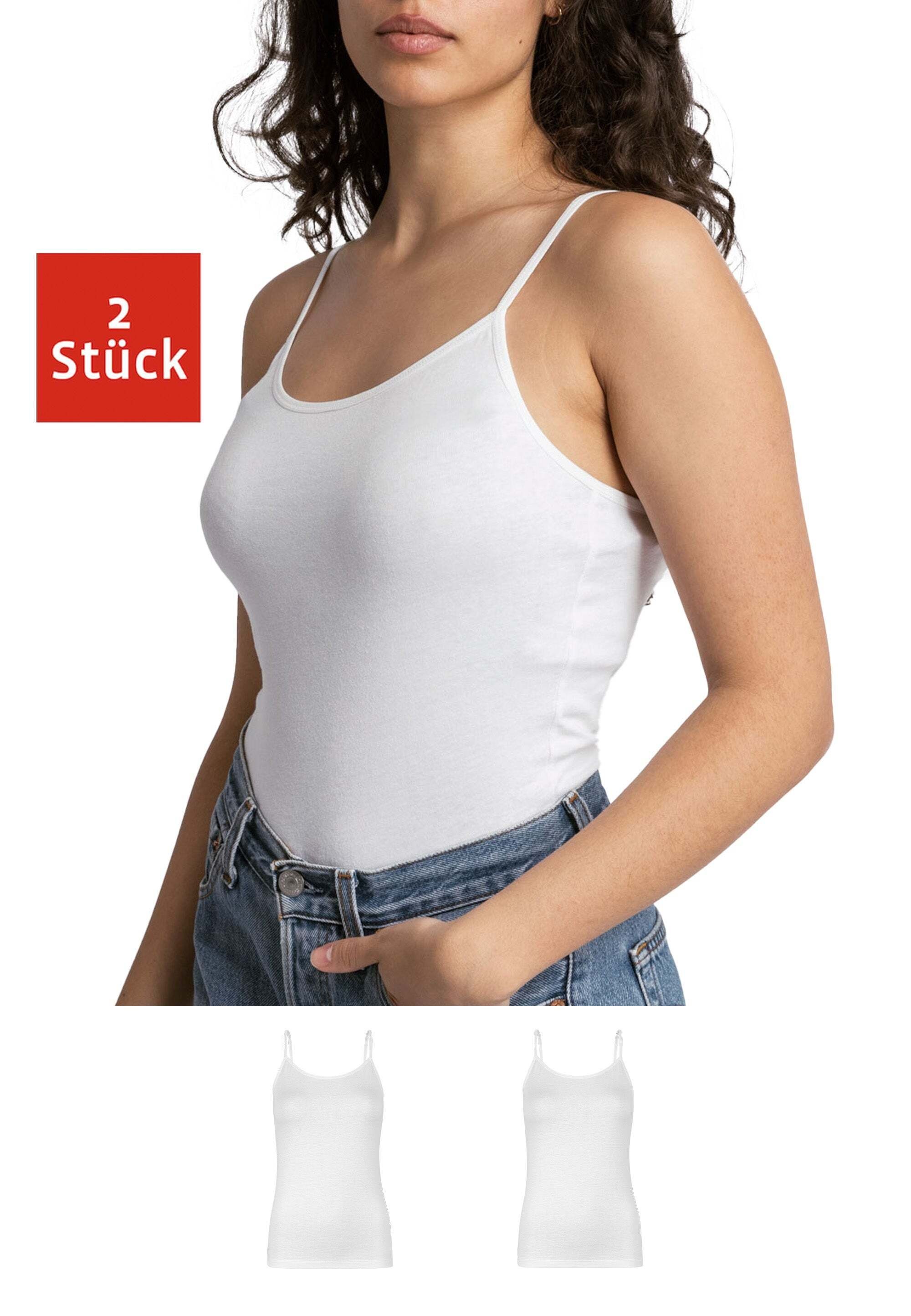 SNOCKS Tanktop Spaghetti Top Damen (2-tlg) günstig online kaufen