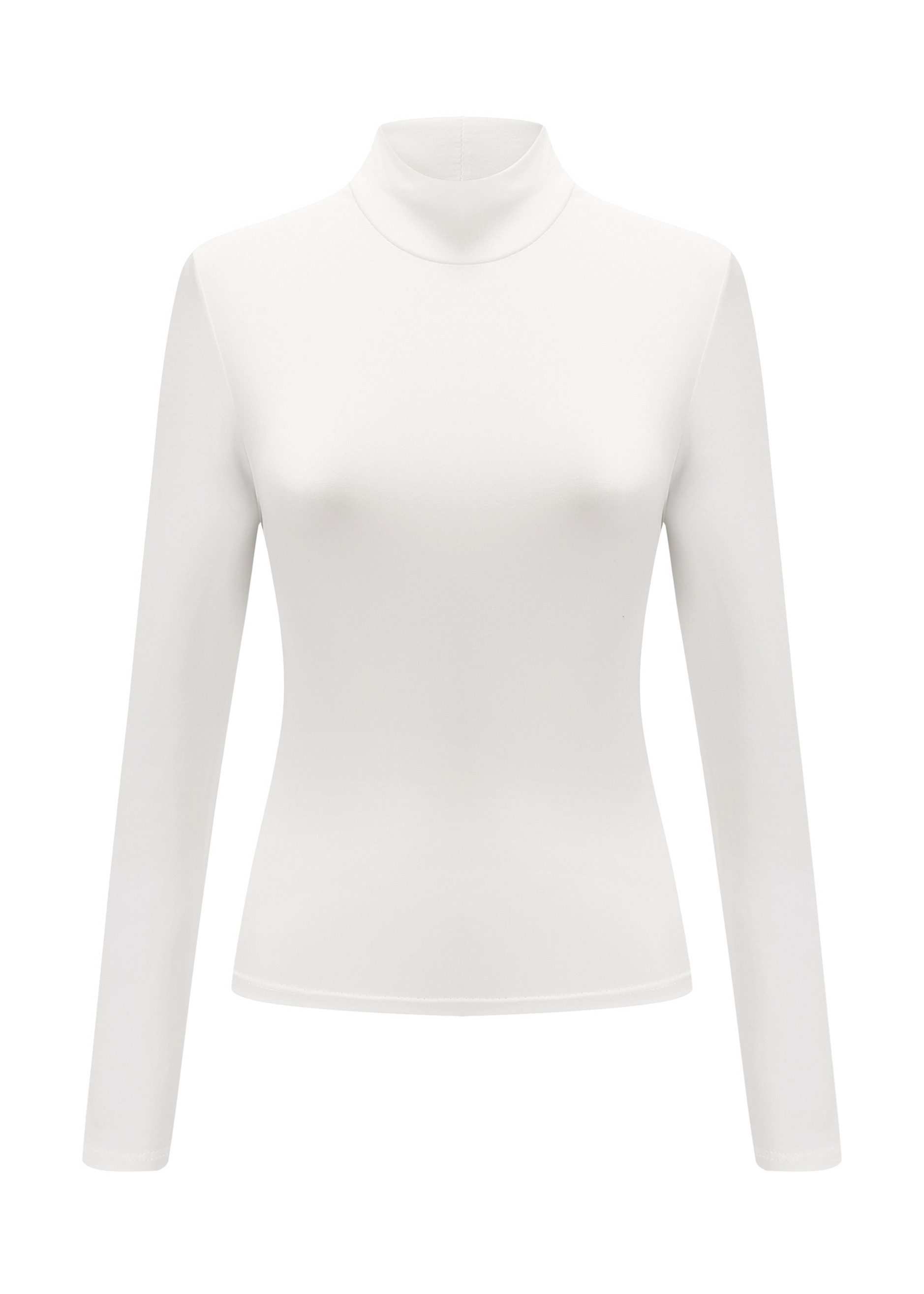SASSYCLASSY Langarmshirt Langarmshirt Damen mit Rollkragen günstig online kaufen