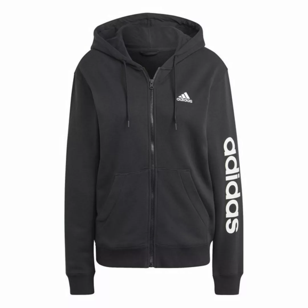 adidas Sportswear Funktionsjacke W LIN FT FZ HD BLACK/WHITE günstig online kaufen