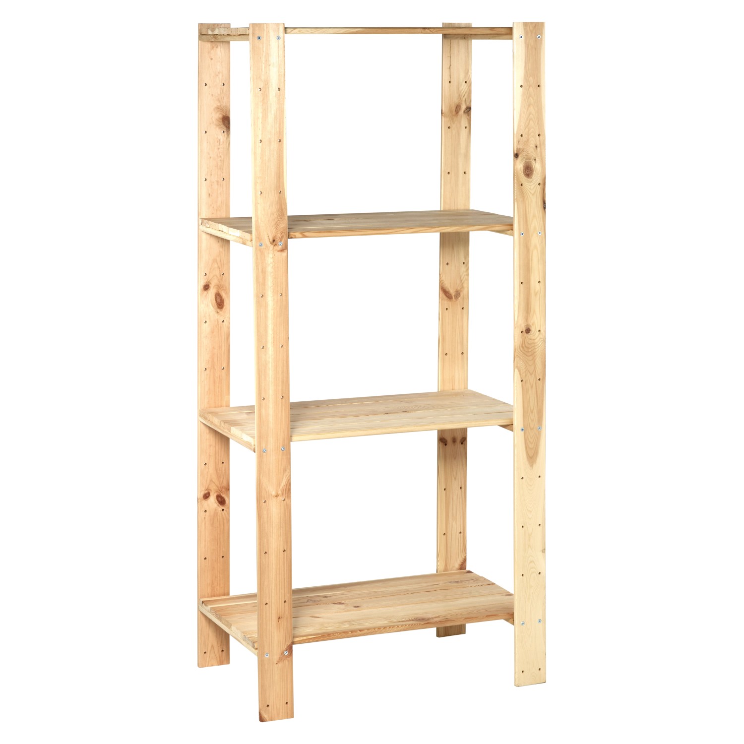 Holz-Schwerlast-Schraubregal FSC® 174 cm x 80 cm x 50 cm Naur günstig online kaufen