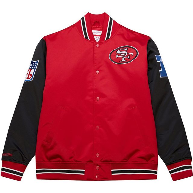 Mitchell & Ness Collegejacke Heavyweight Satin NFL San Francisco 49ers günstig online kaufen